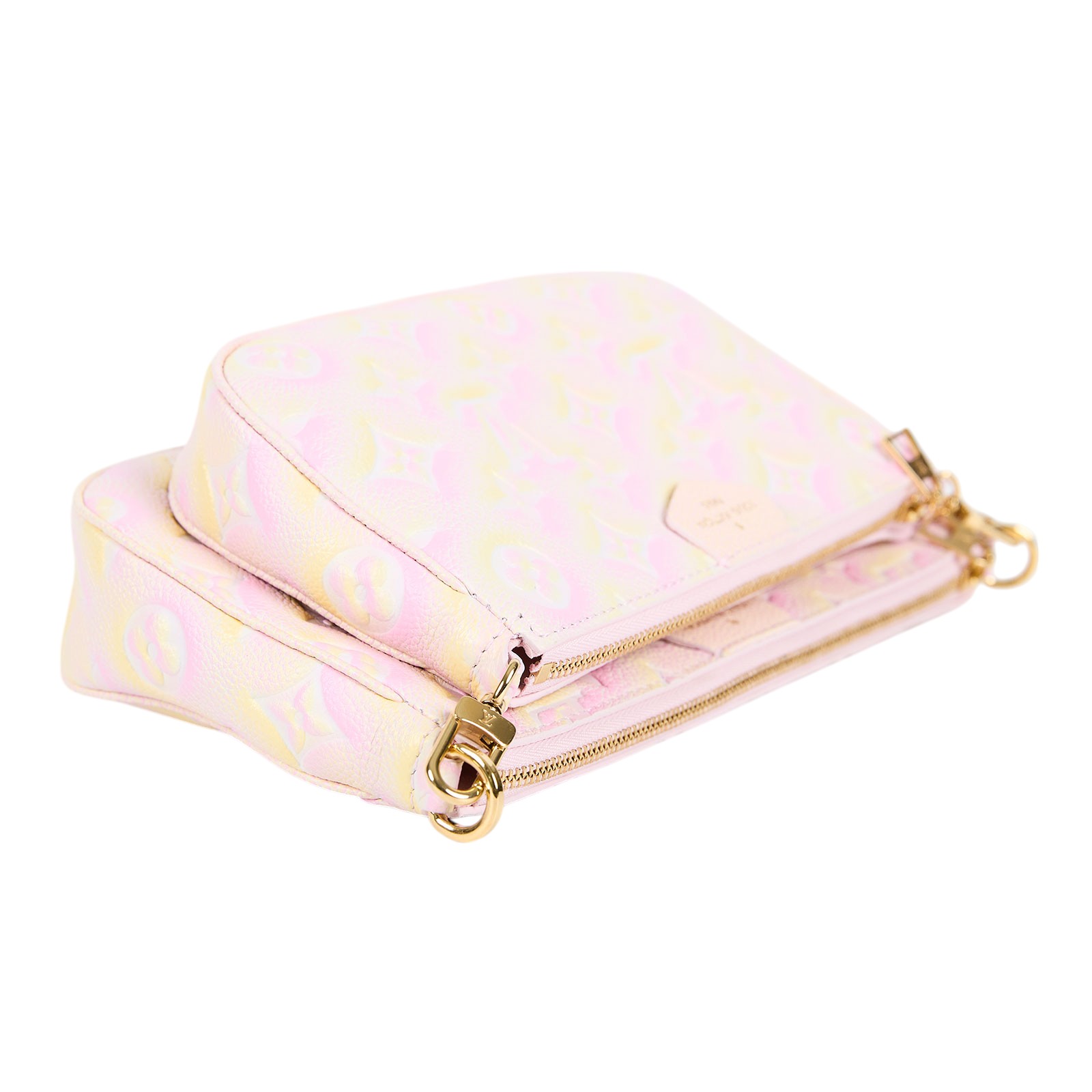 路易威登 LOUIS VUITTON Multi Pochette Accessoires 二合一 肩背 方包 M46093 晶片款  原廠盒子/防塵袋