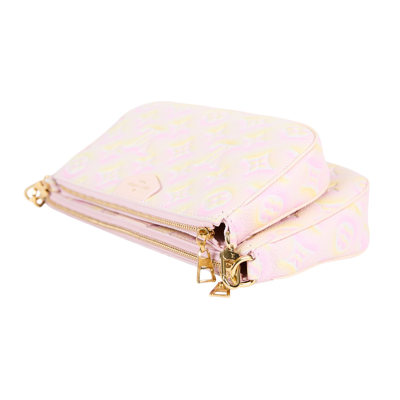路易威登 LOUIS VUITTON Multi Pochette Accessoires 二合一 肩背 方包 M46093 晶片款  原廠盒子/防塵袋