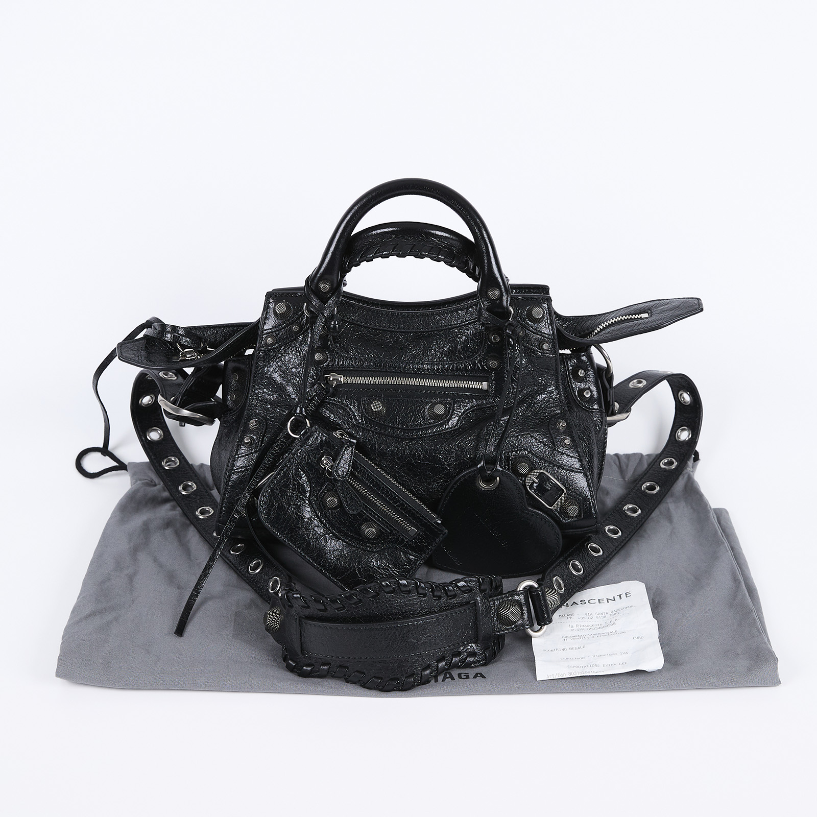 巴黎世家 BALENCIAGA Neo Cagole City 700940210B0 黑NEO CAGOLE CITY 防塵袋