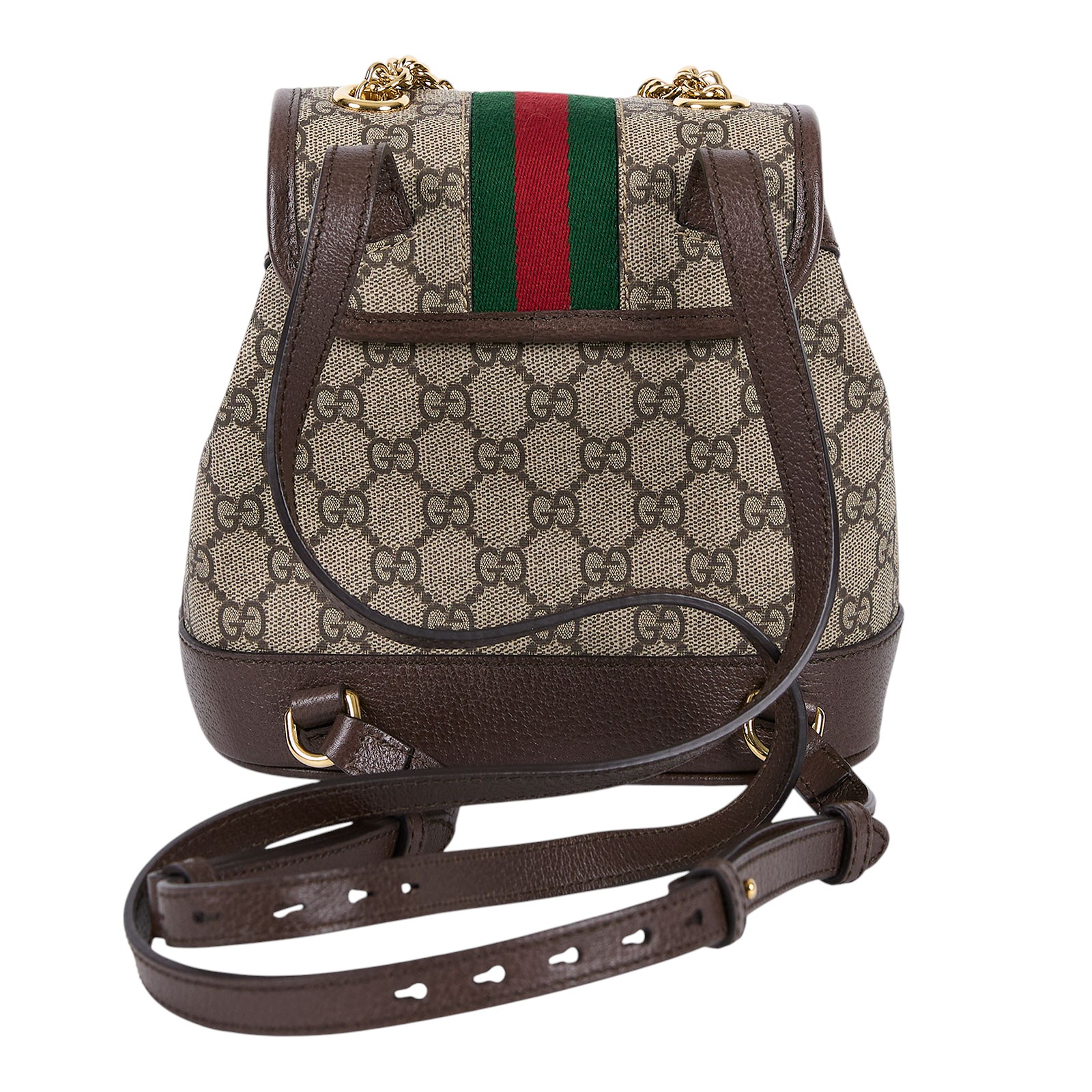 古馳 GUCCI Ophidia Mini 迷你 後背包 795221 棕G紋後背包 原廠盒子/防塵袋