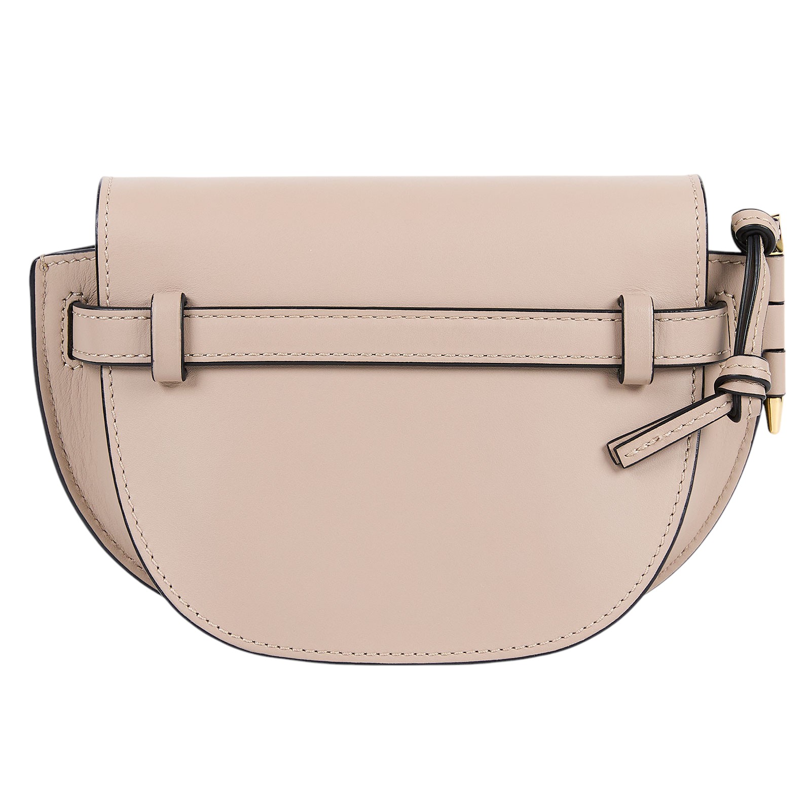 羅意威 LOEWE Mini Gate Dual bag 迷你 小牛皮 肩背包 帆布背帶  奶茶MINI GATE帆布背帶 防塵袋