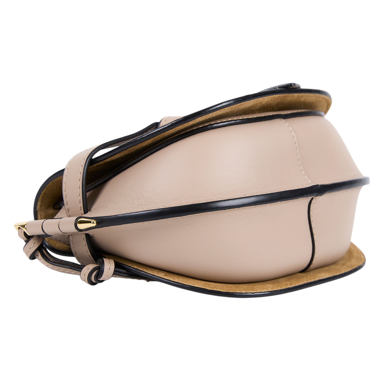 羅意威 LOEWE Mini Gate Dual bag 迷你 小牛皮 肩背包 帆布背帶  奶茶MINI GATE帆布背帶 防塵袋