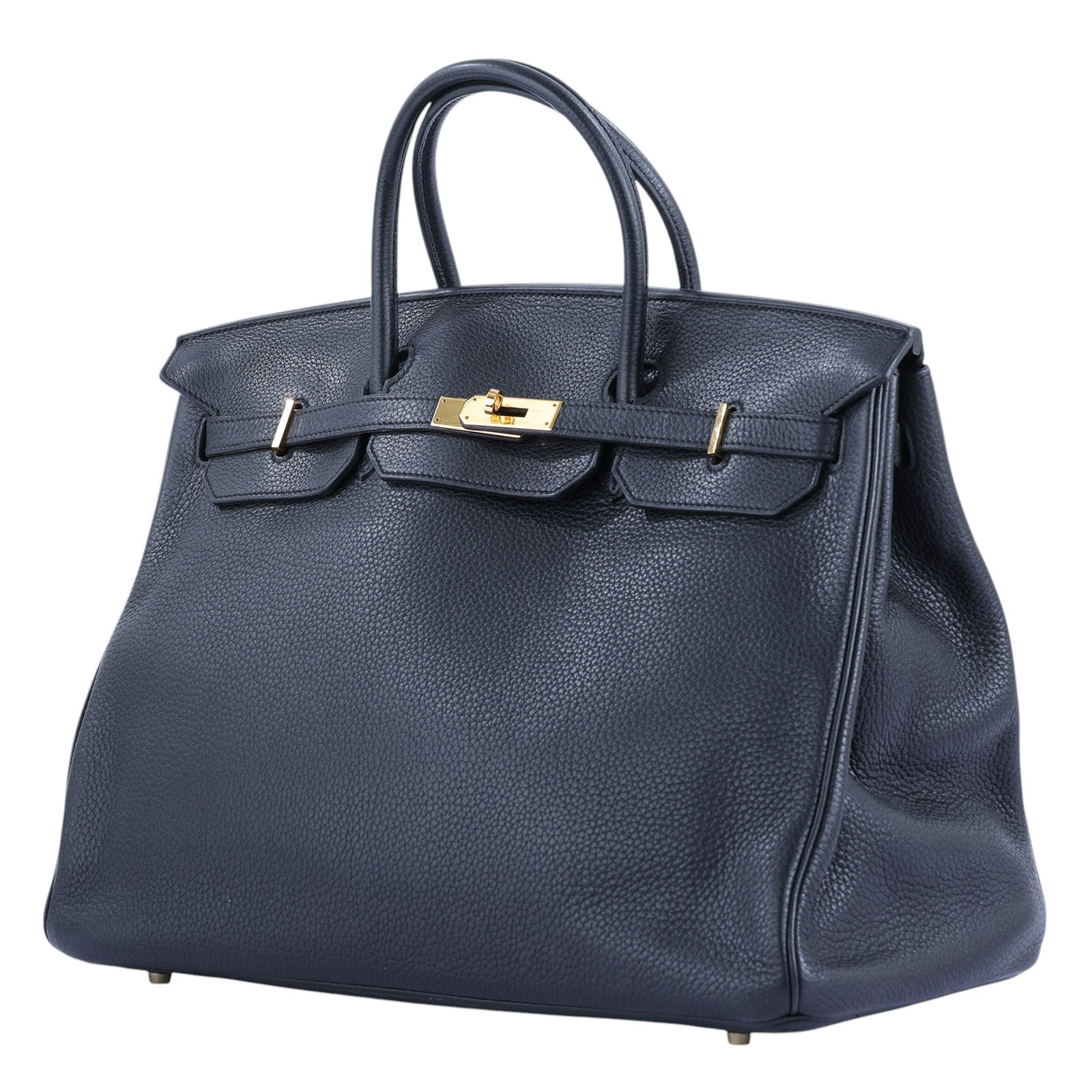 愛馬仕 Hermès Birkin Bag 柏金包 40 BK40 □N刻 黑金BIRKIN40 防塵袋/鎖組