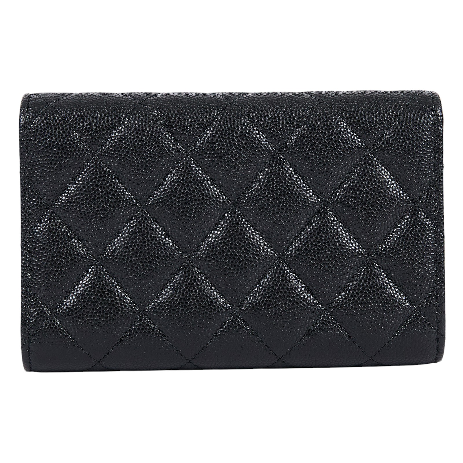 香奈兒 CHANEL 19 錢包 中夾 AP3714 黑荔枝19中夾 原廠盒子/購買證明