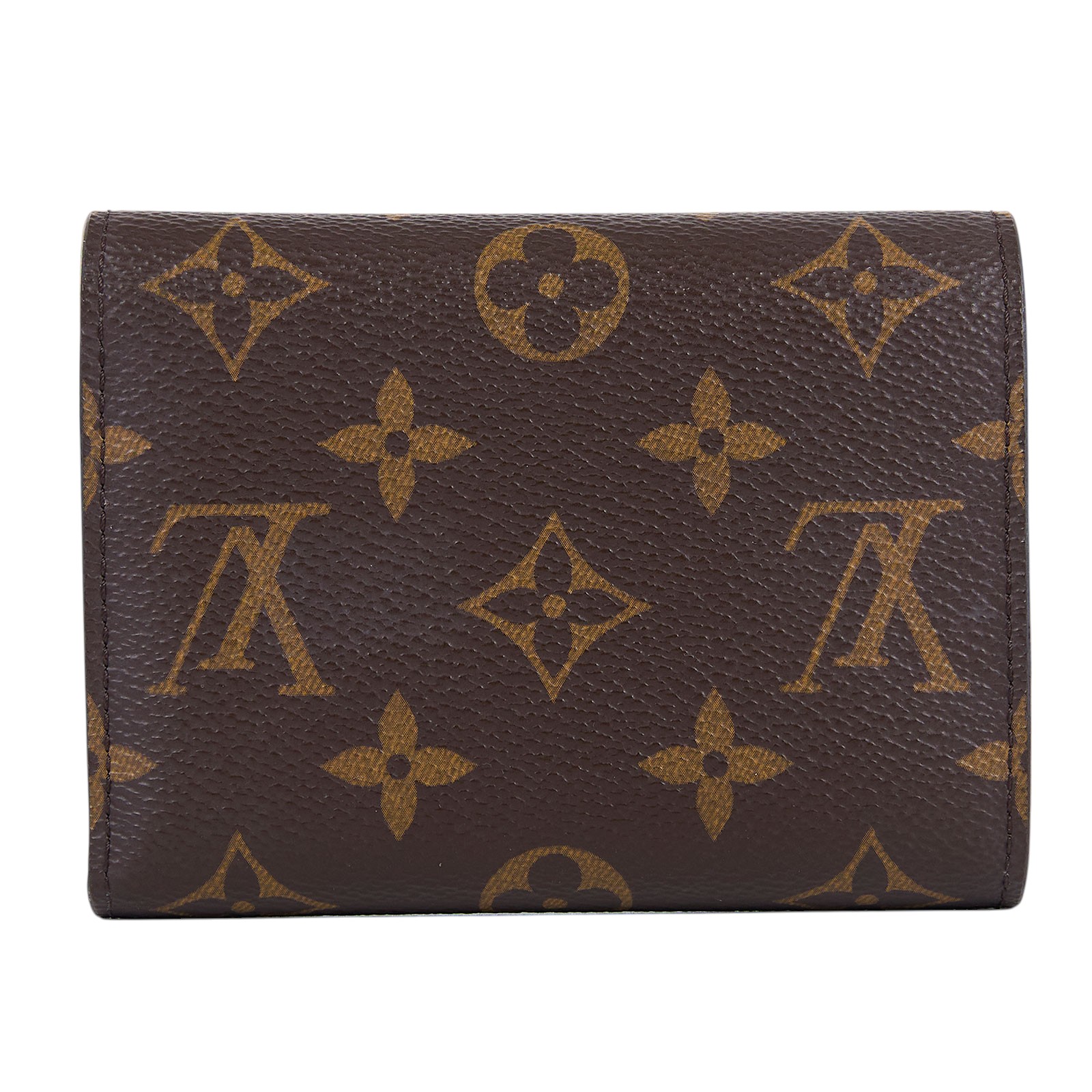 路易威登 LOUIS VUITTON Victorine 錢包 塗層帆布 Monogram M62472 晶片款 棕原花VICTORINE短夾 原廠盒子/防塵袋