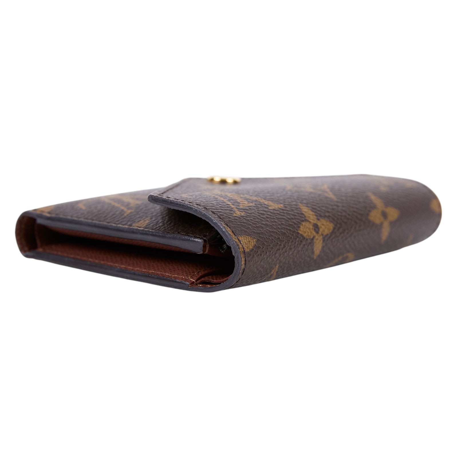 路易威登 LOUIS VUITTON Victorine 錢包 塗層帆布 Monogram M62472 晶片款 棕原花VICTORINE短夾 原廠盒子/防塵袋