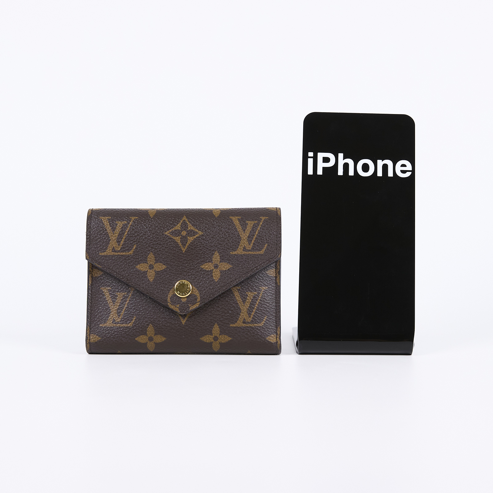路易威登 LOUIS VUITTON Victorine 錢包 塗層帆布 Monogram M62472 晶片款 棕原花VICTORINE短夾 原廠盒子/防塵袋