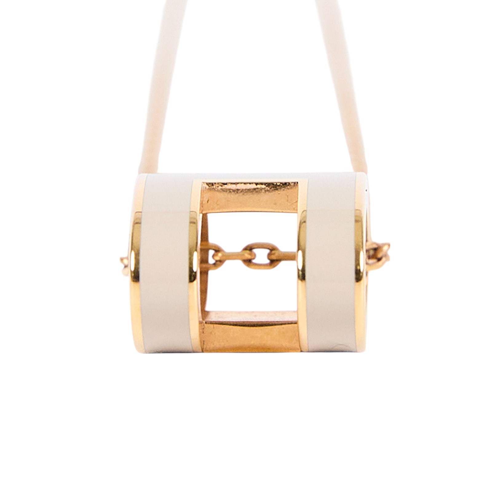 愛馬仕 Hermès Pop H 墜飾 POPHP GD0251 栗子灰POP H項鍊 原廠盒子/防塵袋