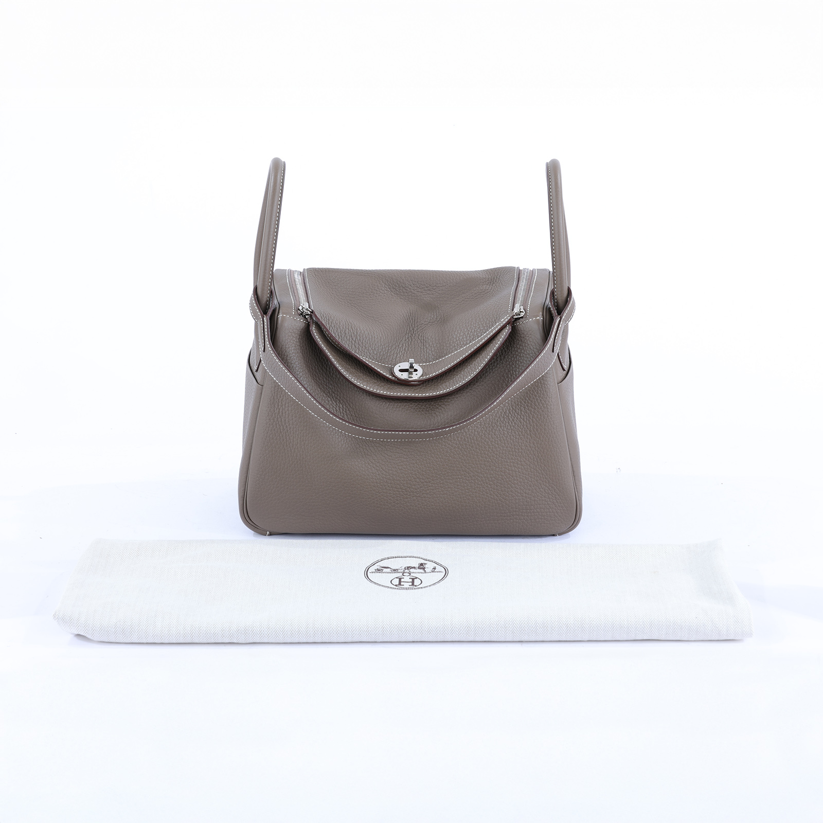愛馬仕 Hermès Lindy 琳迪包 30 LD30 口R刻 大象灰LINDY30 防塵袋