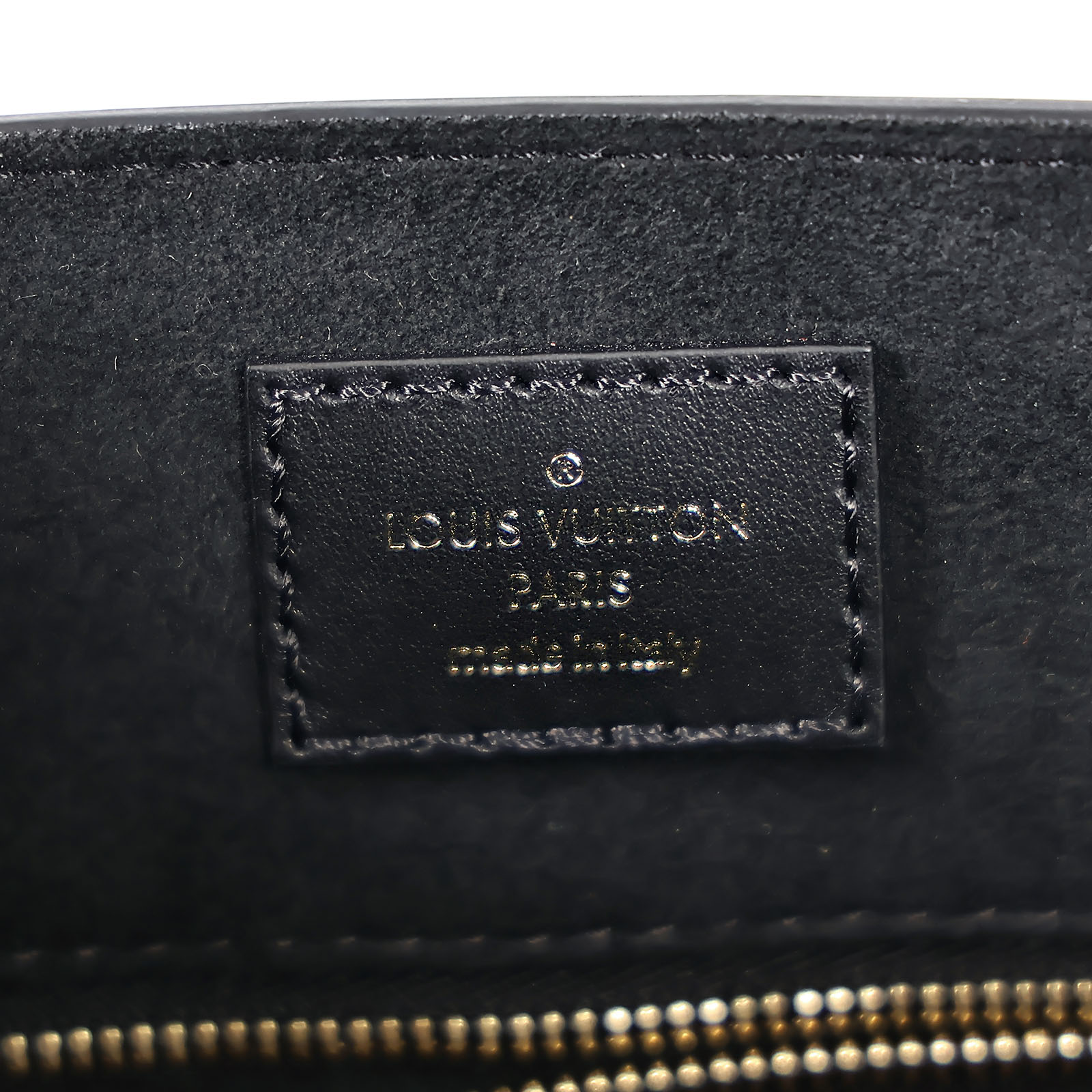 路易威登 LOUIS VUITTON Sac Plat BB 手提包 M20958 晶片款 黑金EPI Sac Plat BB 防塵袋
