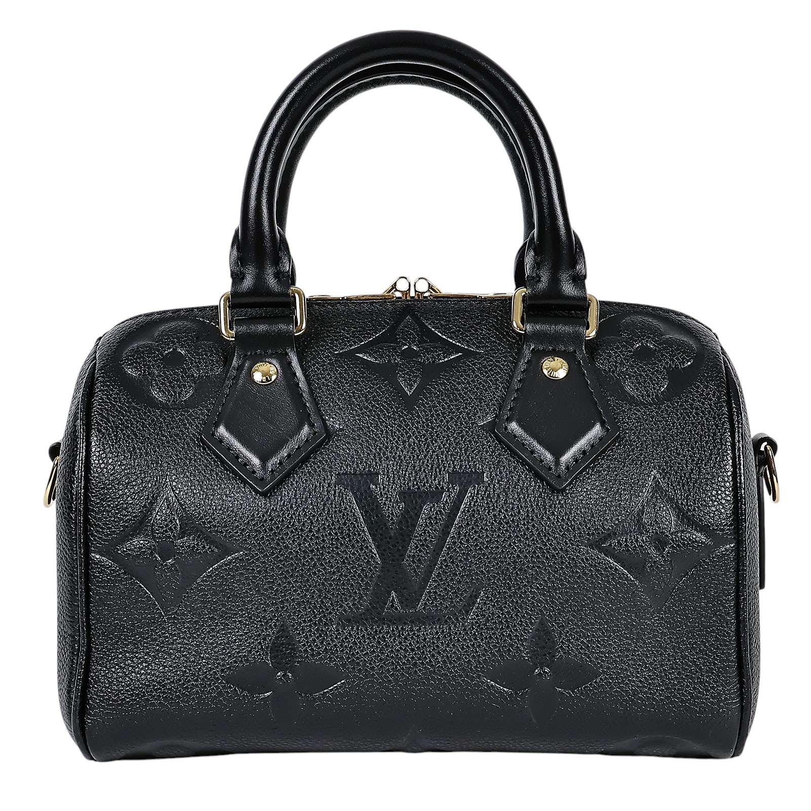路易威登 LOUIS VUITTON Speedy Bandoulière  20 Noir 手提 斜背 波士頓包 M58953 晶片款  防塵袋