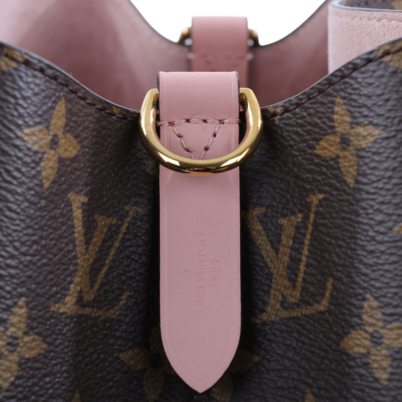 路易威登 LOUIS VUITTON NéoNoé MM 經典帆布 肩背 水桶包 粉紅色 M44022 原花粉NEONOE 防塵袋