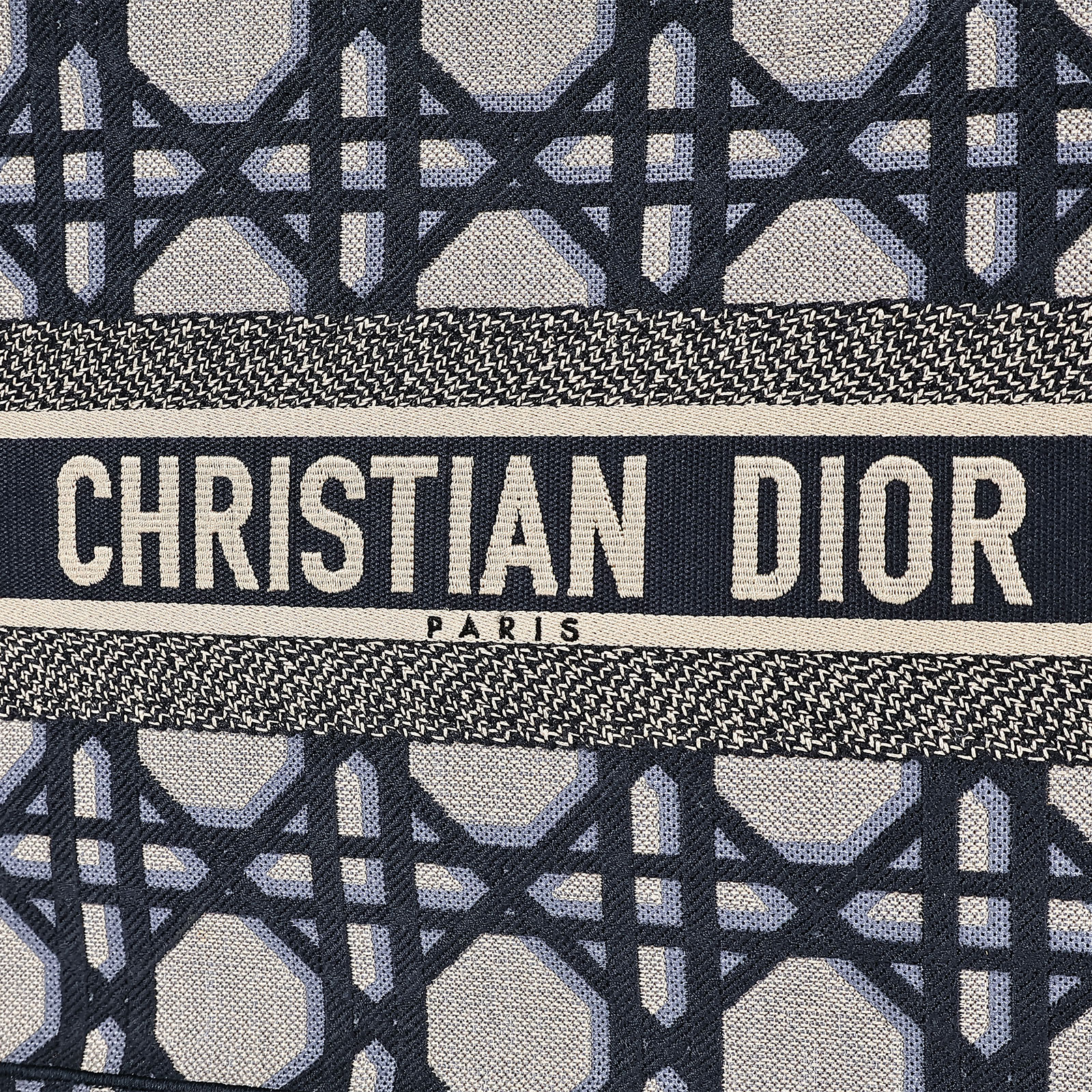 迪奧 CHRISTIAN DIOR Book Tote 中型 托特包 米色 藍色 M1296ZZAU 藍緹花刺繡BOOK TOTE 中 防塵袋/購買證明