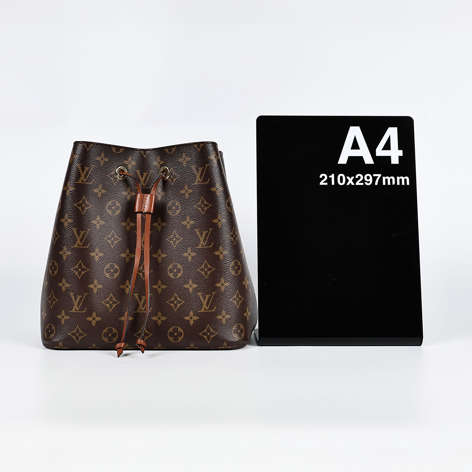 路易威登 LOUIS VUITTON NéoNoé MM 經典帆布 肩背 水桶包 棕色 M44887 棕色原花NEONOE 原廠盒子