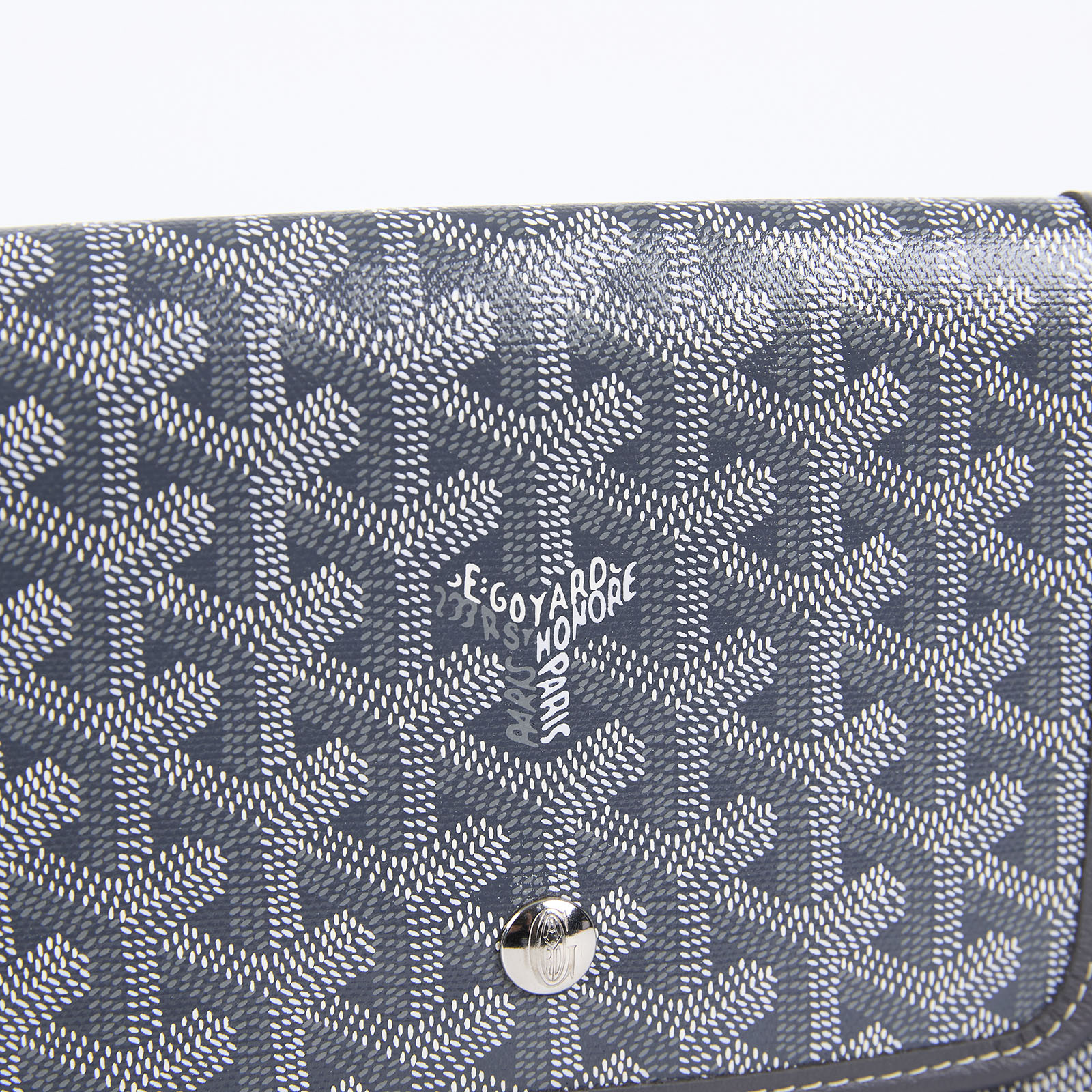 高雅德 GOYARD Plumet Pocket Wallet 肩背 隨身錢包 PLUMETPMLTY ☆灰PLUMET 防塵袋