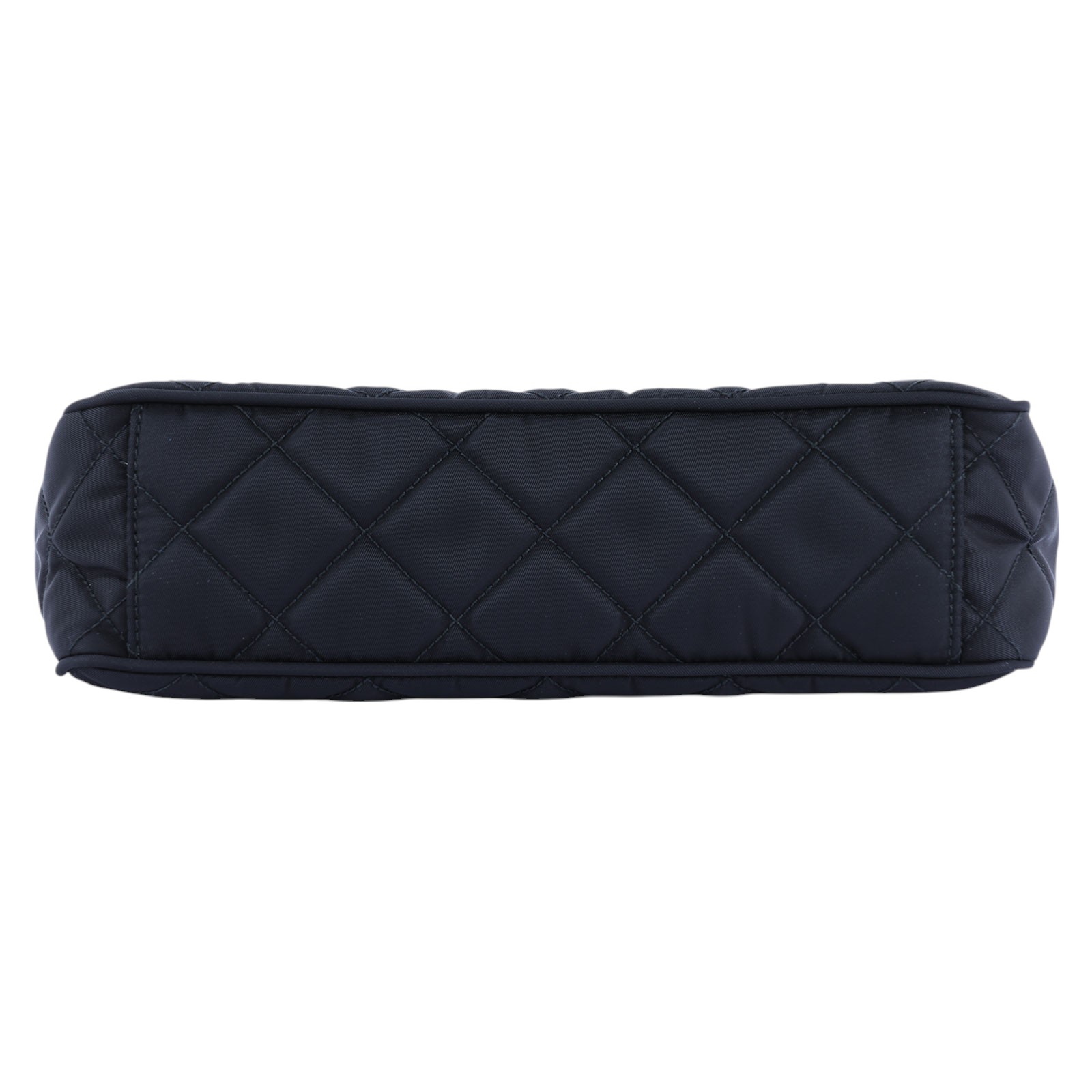 普拉達 PRADA 尼龍 二合一 手提包 1BH026_2AS3 黑菱格尼龍HOBO 2WAY 防塵袋/購買證明