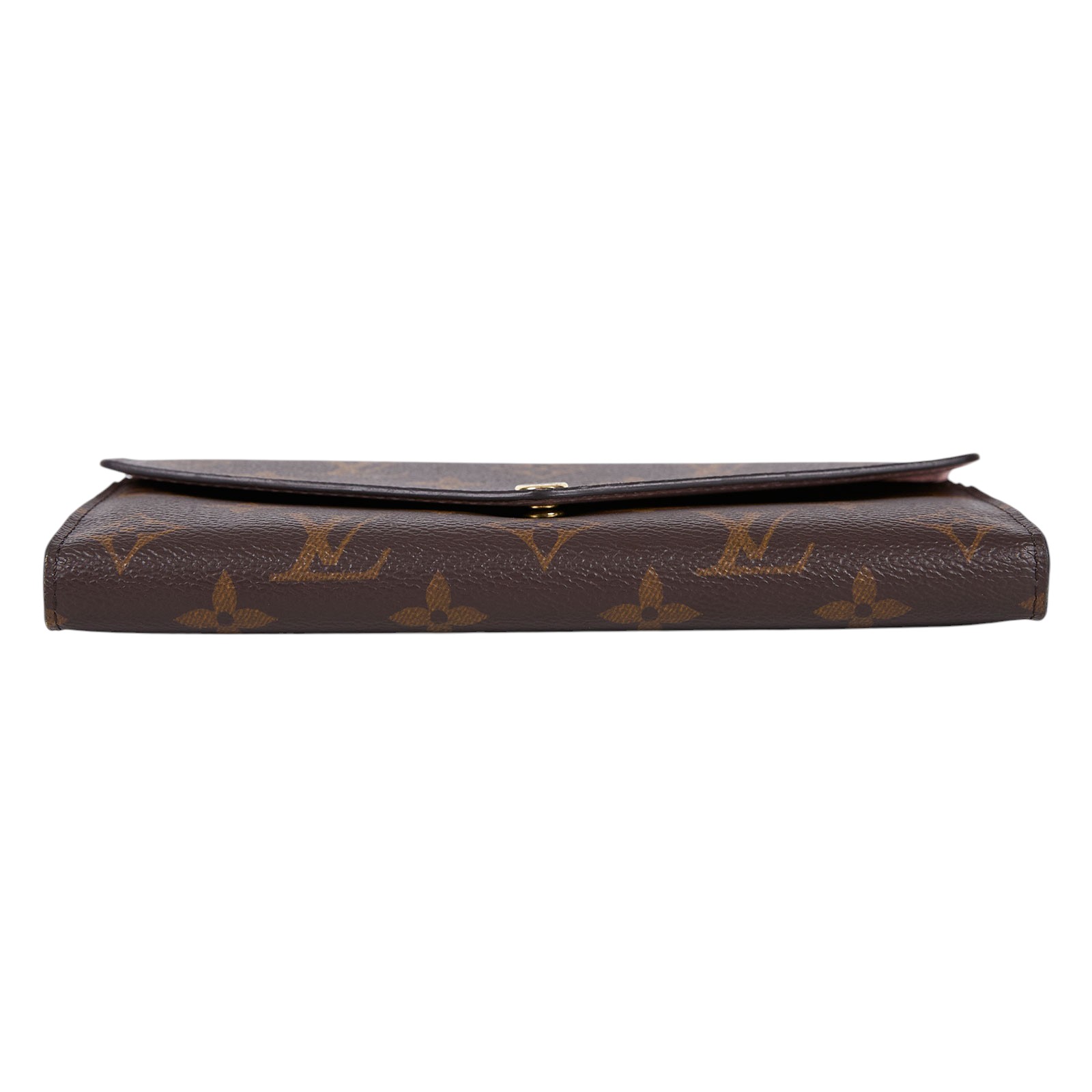 路易威登 LOUIS VUITTON Sarah 錢包 口蓋長夾 芭蕾粉色 M62235 晶片款 原花棕Sarah 信封長夾(粉) 原廠盒子/防塵袋