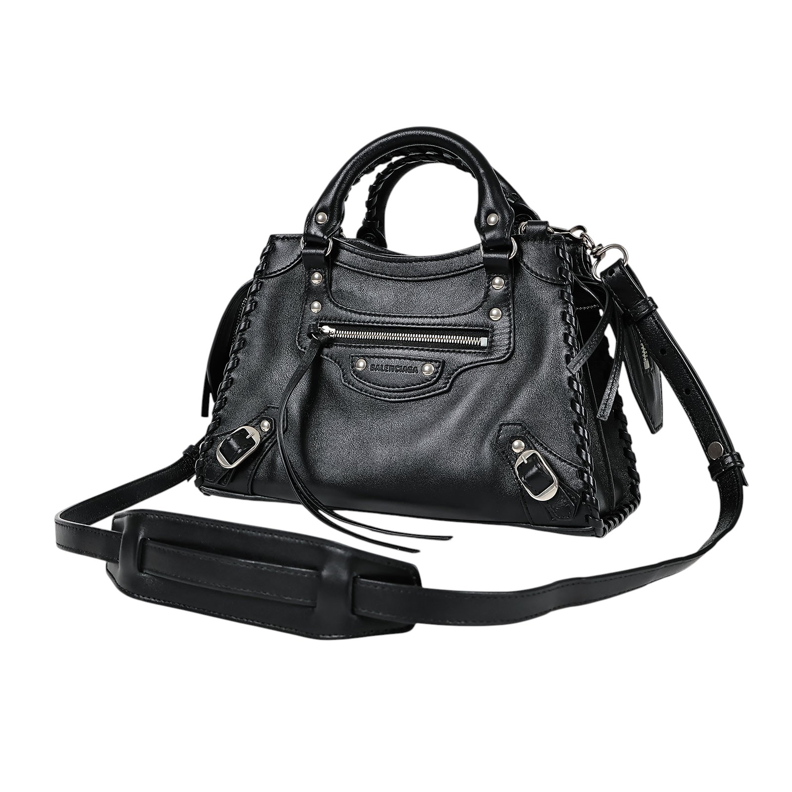 巴黎世家 BALENCIAGA Neo Classic City XS Bag 機車包 7653512AARL 黑NEO CITY XS 防塵袋/台灣購買證明