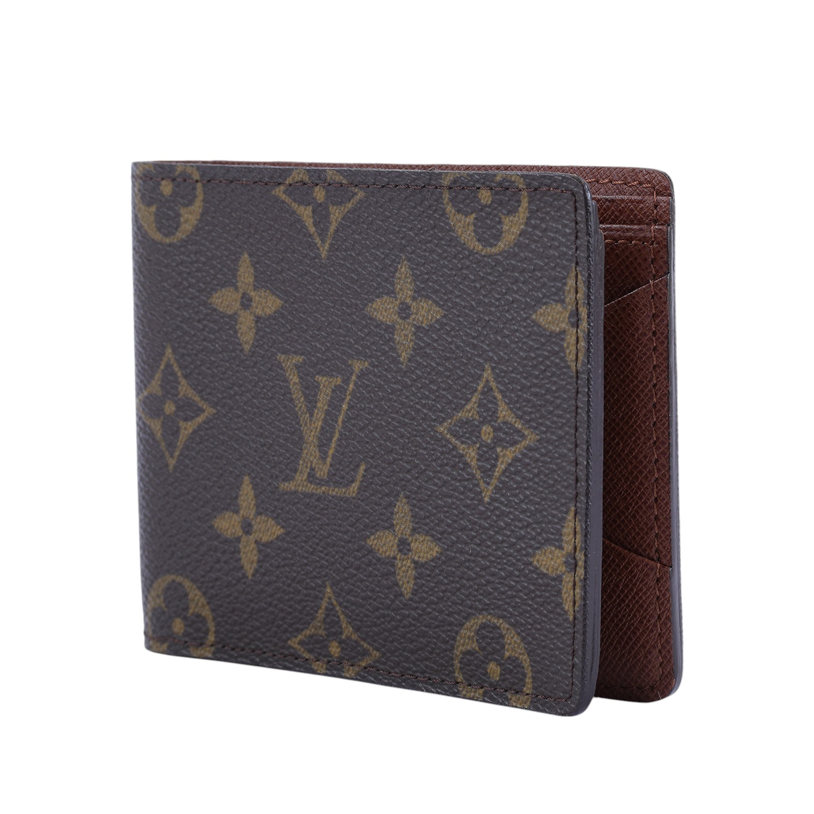 路易威登 LOUIS VUITTON Multiple 經典帆布 錢包 短夾 M60895 原花二折短夾 無附屬品
