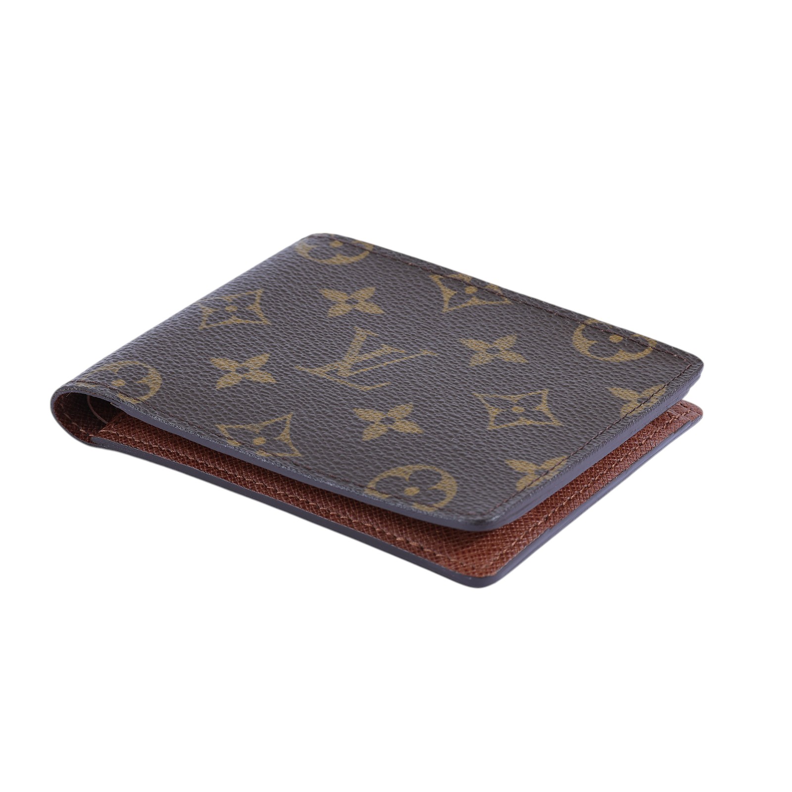 路易威登 LOUIS VUITTON Multiple 經典帆布 錢包 短夾 M60895 原花二折短夾 無附屬品