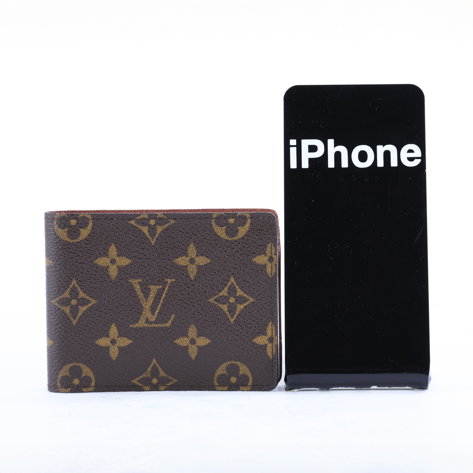 路易威登 LOUIS VUITTON Multiple 經典帆布 錢包 短夾 M60895 原花二折短夾 無附屬品
