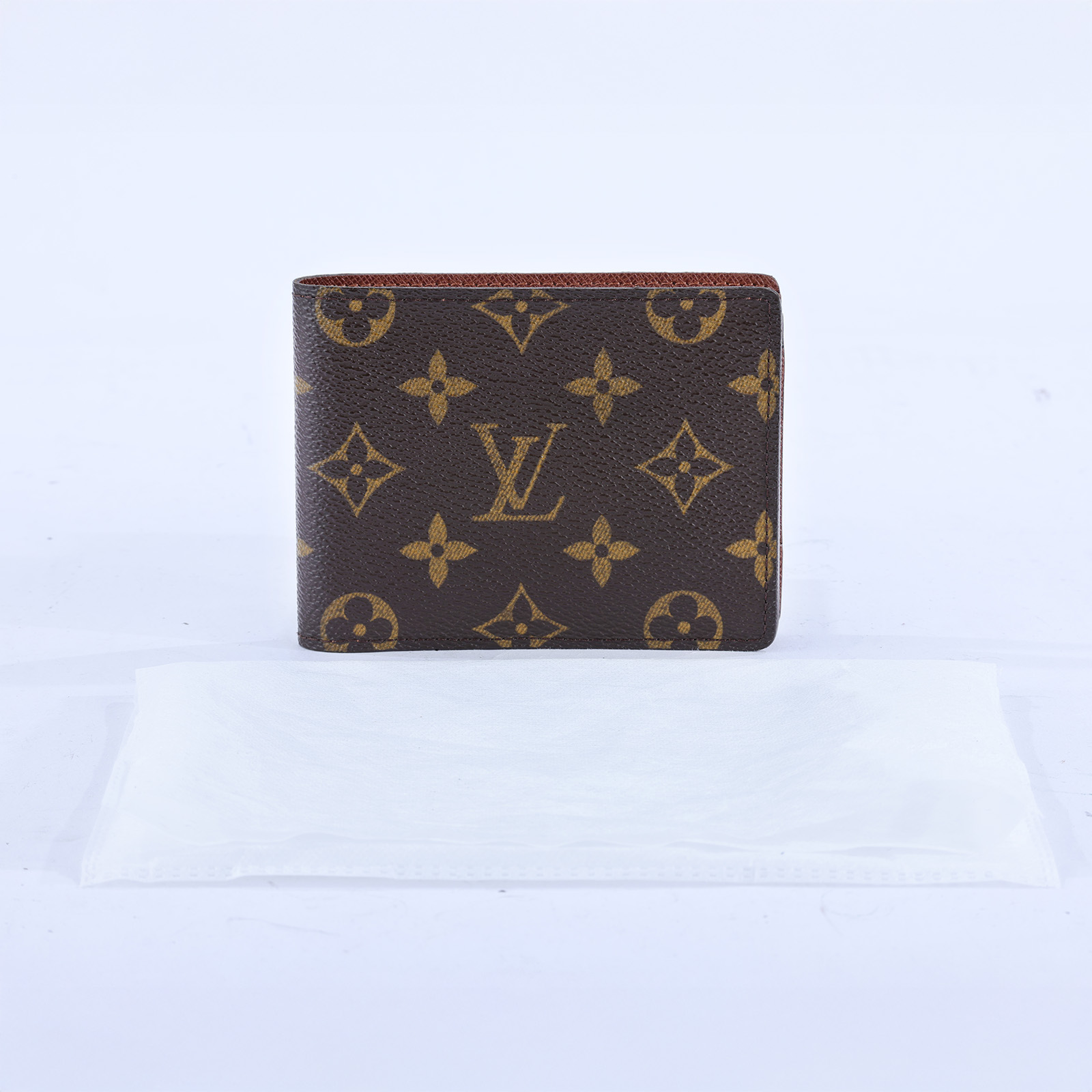 路易威登 LOUIS VUITTON Multiple 經典帆布 錢包 短夾 M60895 原花二折短夾 無附屬品
