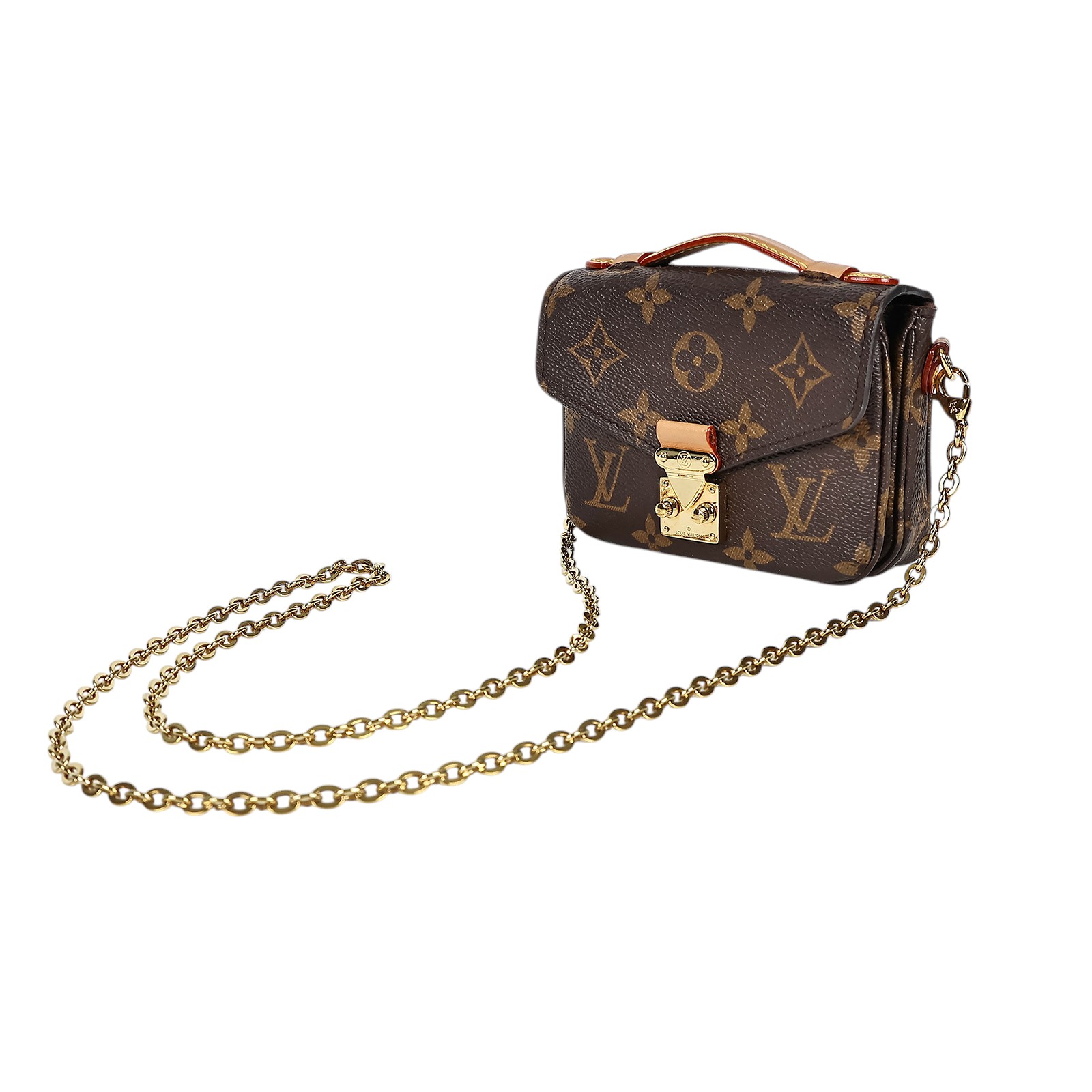路易威登 LOUIS VUITTON Micro Métis Monogram 帆布 錢包 小型皮件 M81267 晶片款  防塵袋