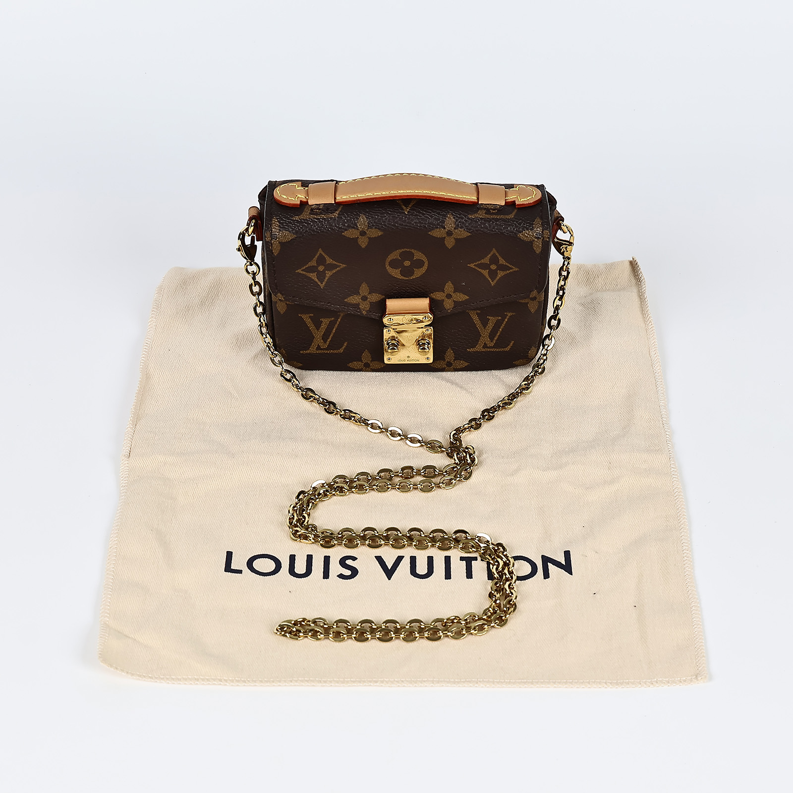 路易威登 LOUIS VUITTON Micro Métis Monogram 帆布 錢包 小型皮件 M81267 晶片款  防塵袋
