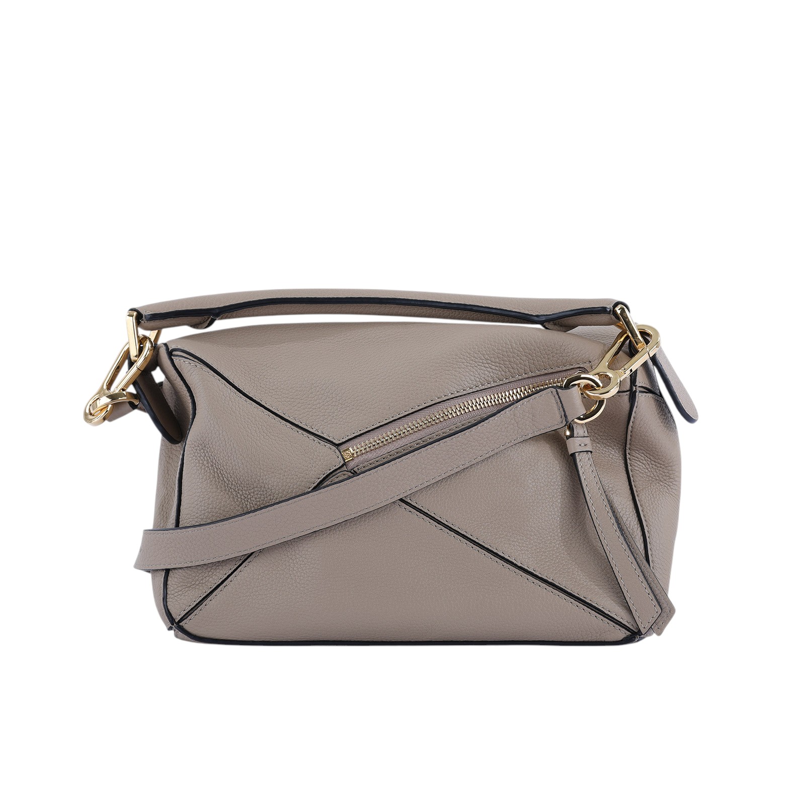 羅意威 LOEWE Small Puzzle bag 肩背 斜背包  沙色PUZZLE SMALL 防塵袋/背帶
