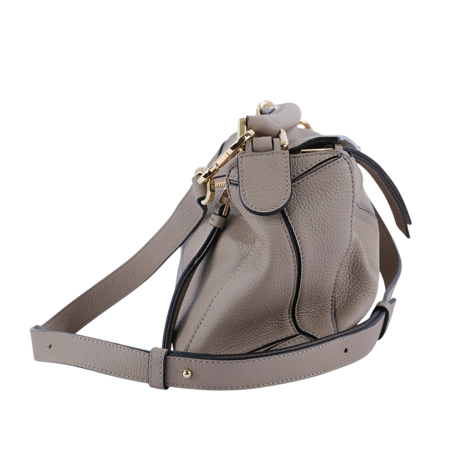 羅意威 LOEWE Small Puzzle bag 肩背 斜背包  沙色PUZZLE SMALL 防塵袋/背帶