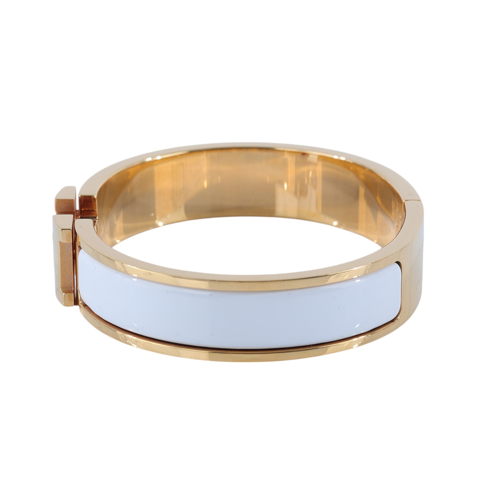 愛馬仕 Hermès Clic H PM 手環 CLICHBPM SP1128 白CLIC H 手環 原廠盒子/防塵袋
