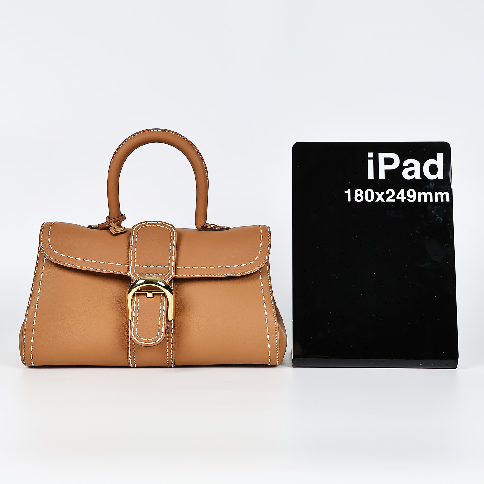 德爾沃 DELVAUX  Delvaux East/West Mini 肩背包  ☆焦糖BRILLANT EAST WEST 背帶/鏡子