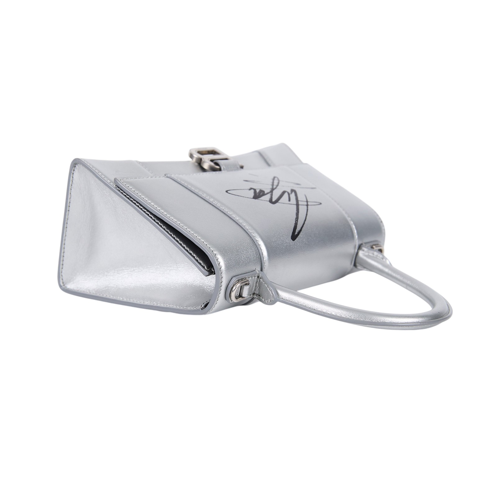 巴黎世家 BALENCIAGA Hourglass Small 手提包 Aya Nakamura 聯名 5935461NDZY  防塵袋/背帶