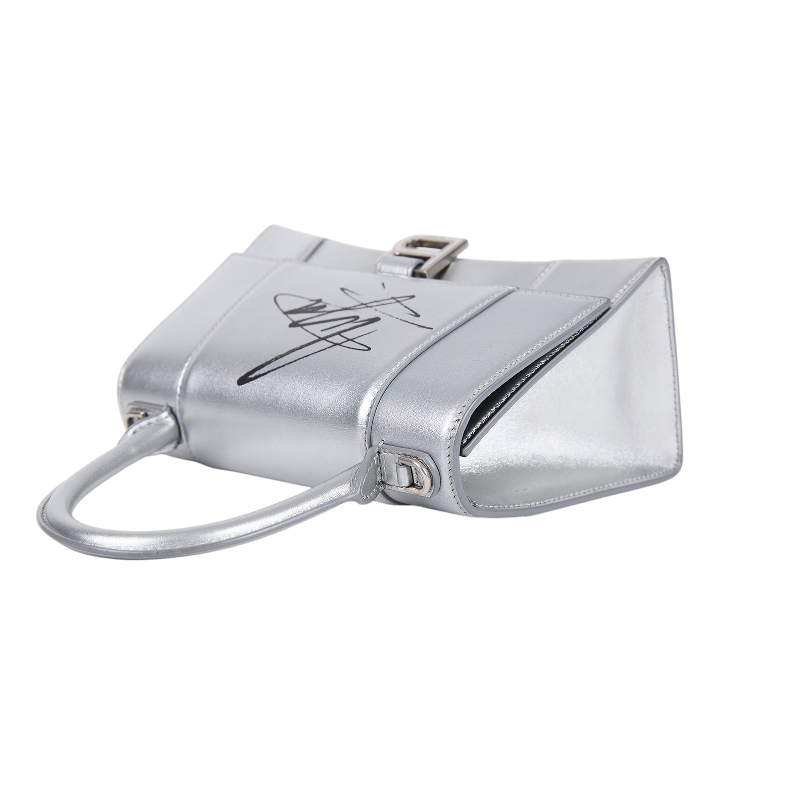 巴黎世家 BALENCIAGA Hourglass Small 手提包 Aya Nakamura 聯名 5935461NDZY  防塵袋/背帶