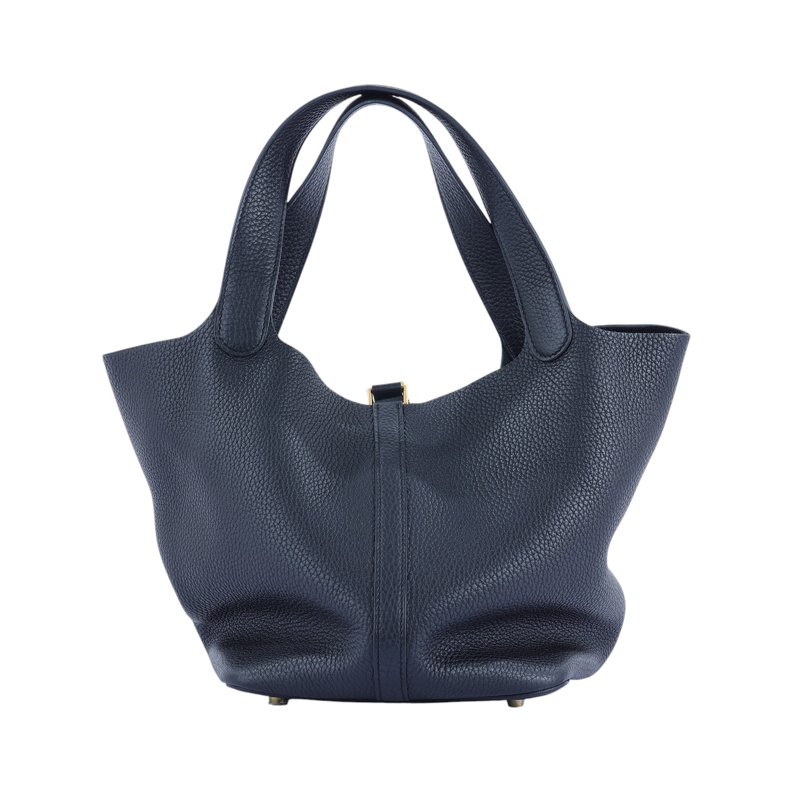 愛馬仕 Hermès Picotin Lock 22 菜籃子包 PT22 D刻 黑金PICOTIN22 原廠盒子/防塵袋/鎖組