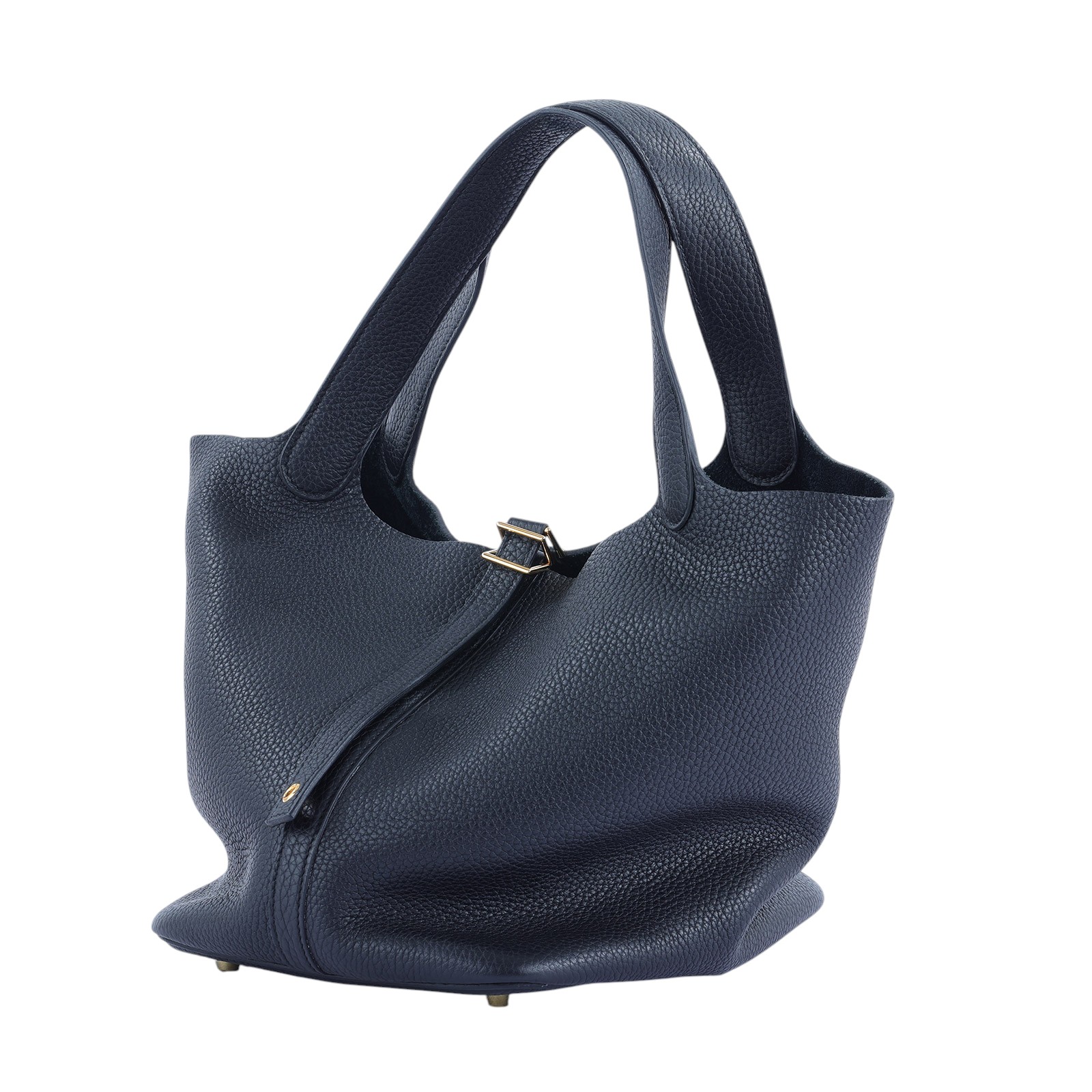 愛馬仕 Hermès Picotin Lock 22 菜籃子包 PT22 D刻 黑金PICOTIN22 原廠盒子/防塵袋/鎖組