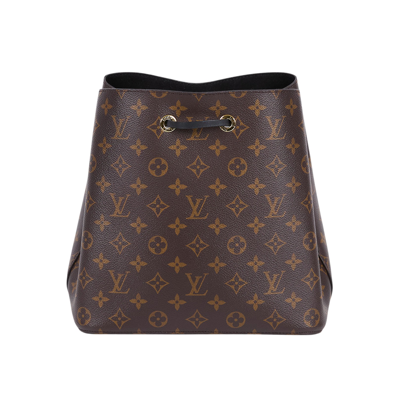 路易威登 LOUIS VUITTON NéoNoé MM 原花 束口水桶包 M44020 黑原花NEONOE水桶包 原廠盒子/防塵袋
