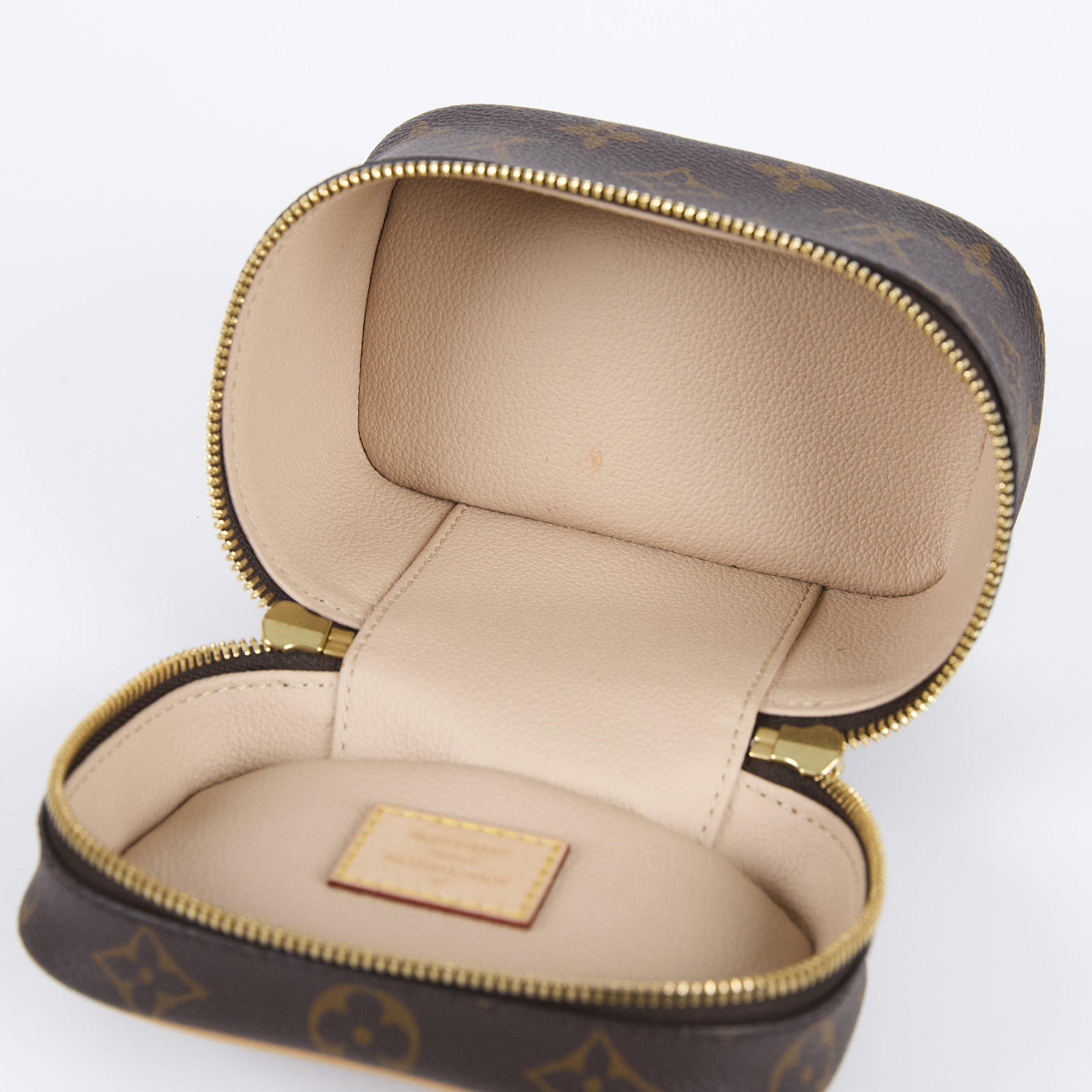 路易威登 LOUIS VUITTON Nice Nano 經典帆布 梳洗袋 化妝箱 M44936 晶片款  原廠盒子/防塵袋/購買證明