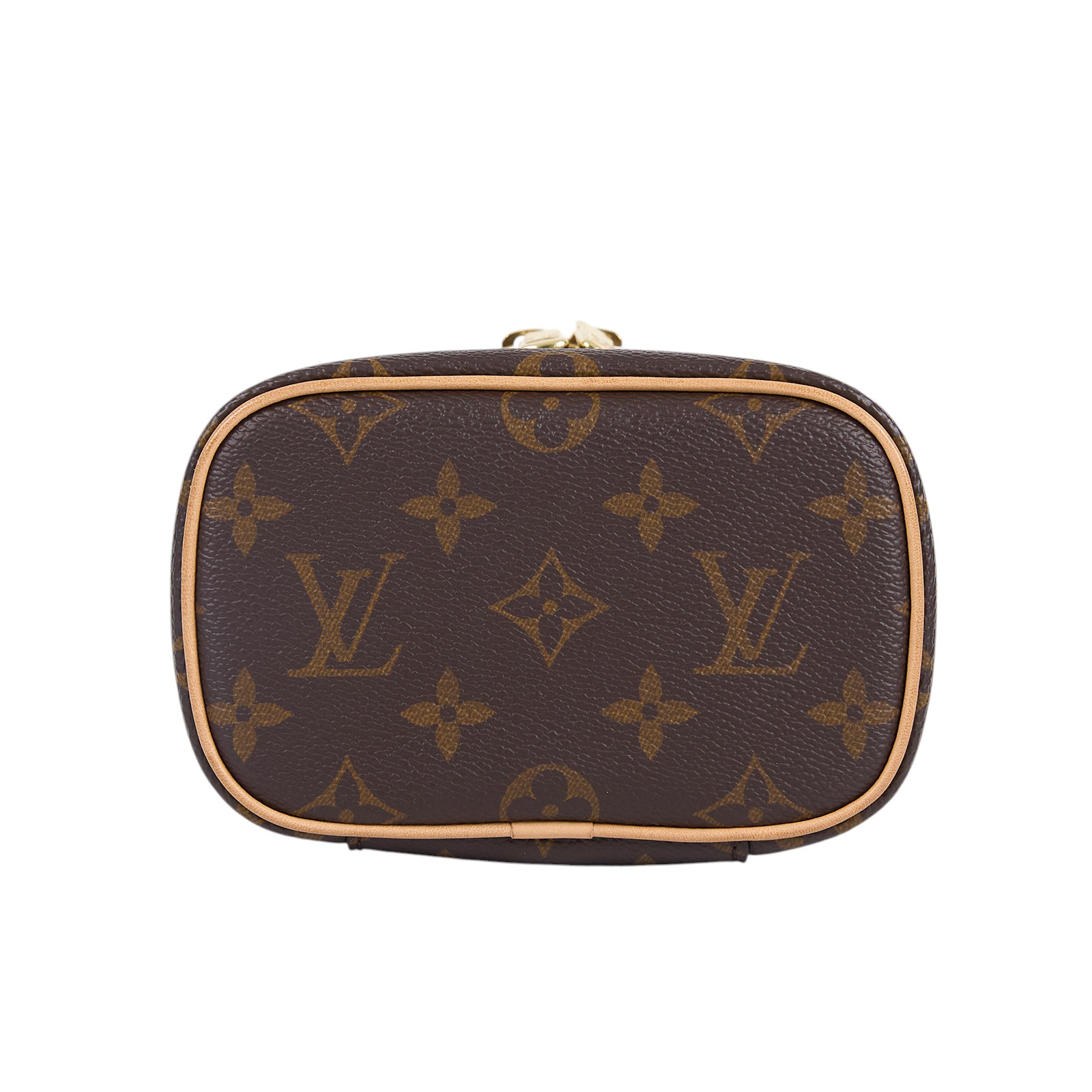 路易威登 LOUIS VUITTON Nice Nano 經典帆布 梳洗袋 化妝箱 M44936 晶片款  原廠盒子/防塵袋/購買證明