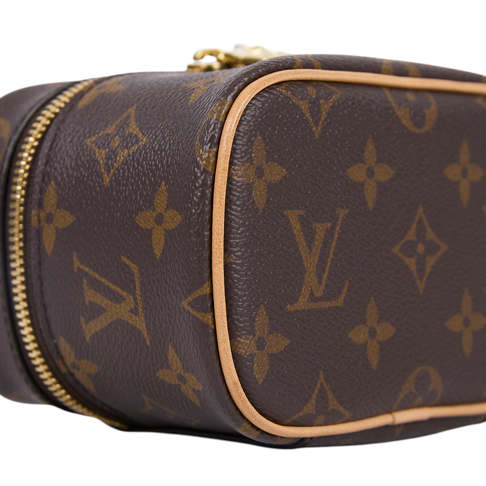 路易威登 LOUIS VUITTON Nice Nano 經典帆布 梳洗袋 化妝箱 M44936 晶片款  原廠盒子/防塵袋/購買證明