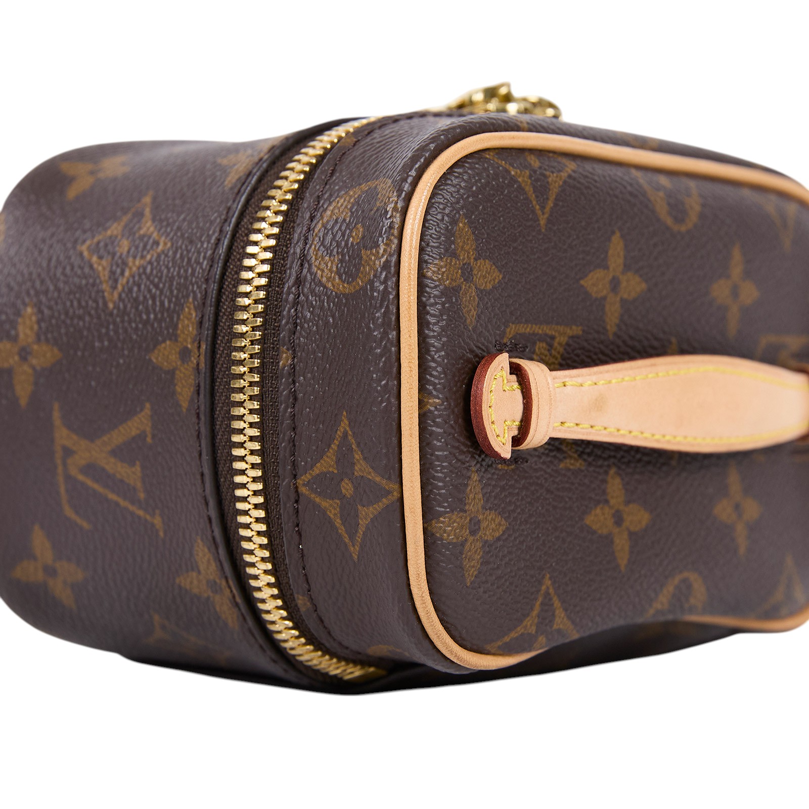 路易威登 LOUIS VUITTON Nice Nano 經典帆布 梳洗袋 化妝箱 M44936 晶片款  原廠盒子/防塵袋/購買證明