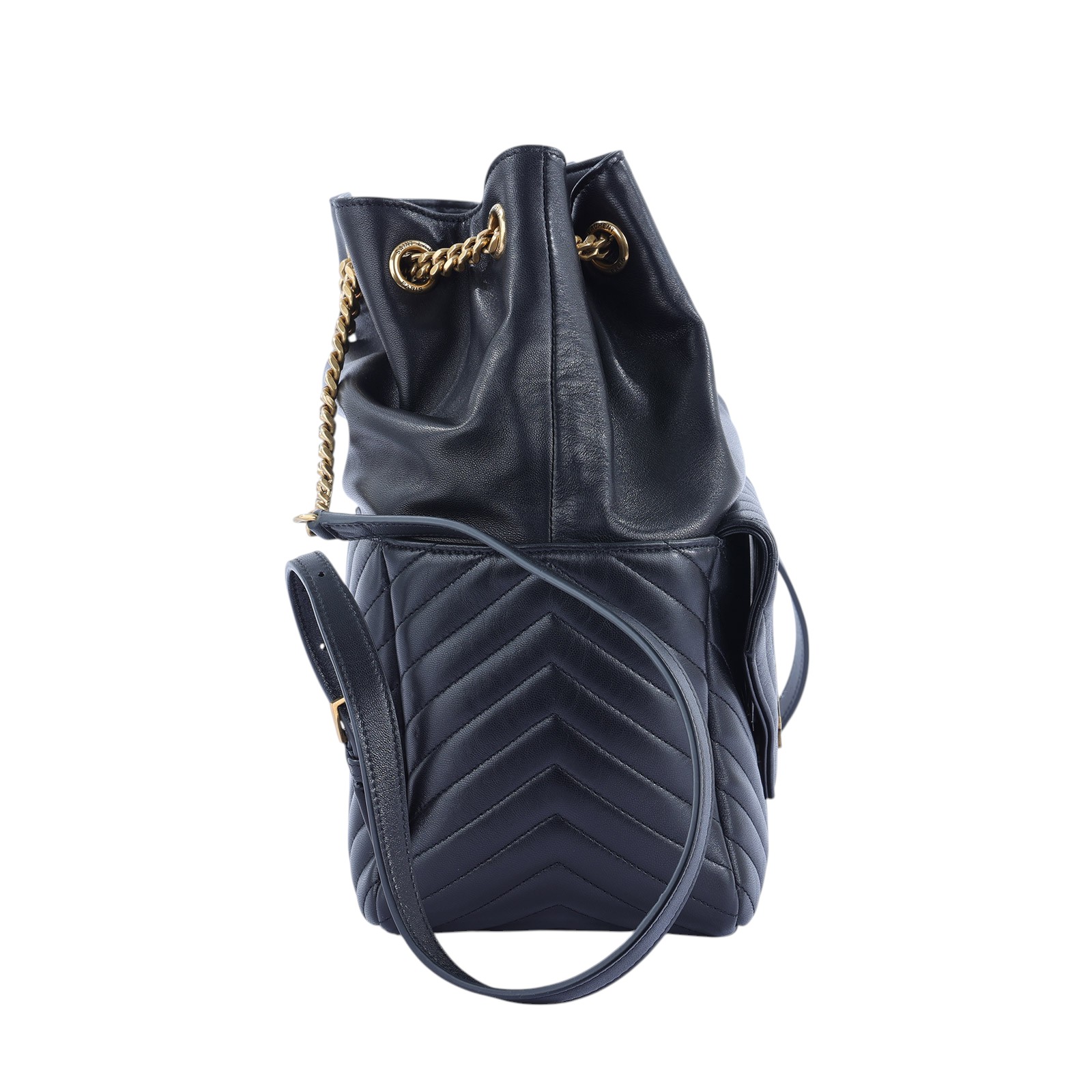 聖羅蘭 YSL SAINT LAURENT Joe 後背包 6726091EL07 ☆黑金JOE後背包 防塵袋