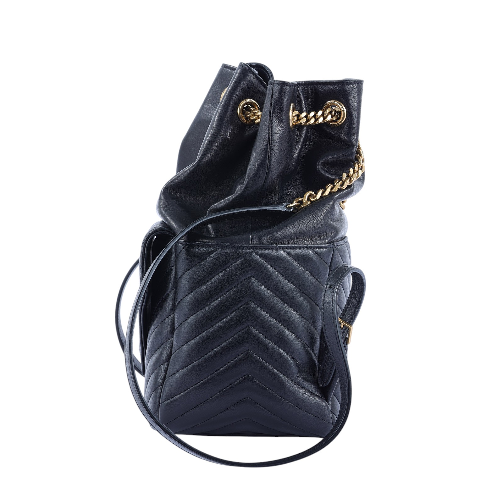 聖羅蘭 YSL SAINT LAURENT Joe 後背包 6726091EL07 ☆黑金JOE後背包 防塵袋