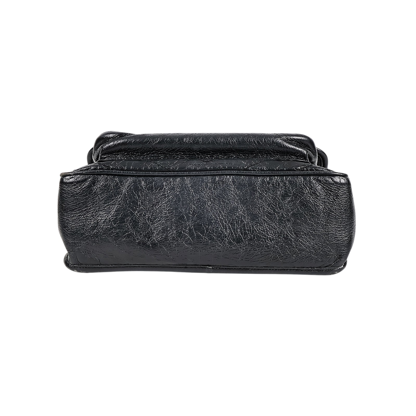 聖羅蘭 YSL SAINT LAURENT NIKI  復古皮革 山型紋 翻蓋 肩背包 中號 4988940EN04 黑NIKI MEDIUM 無附屬品