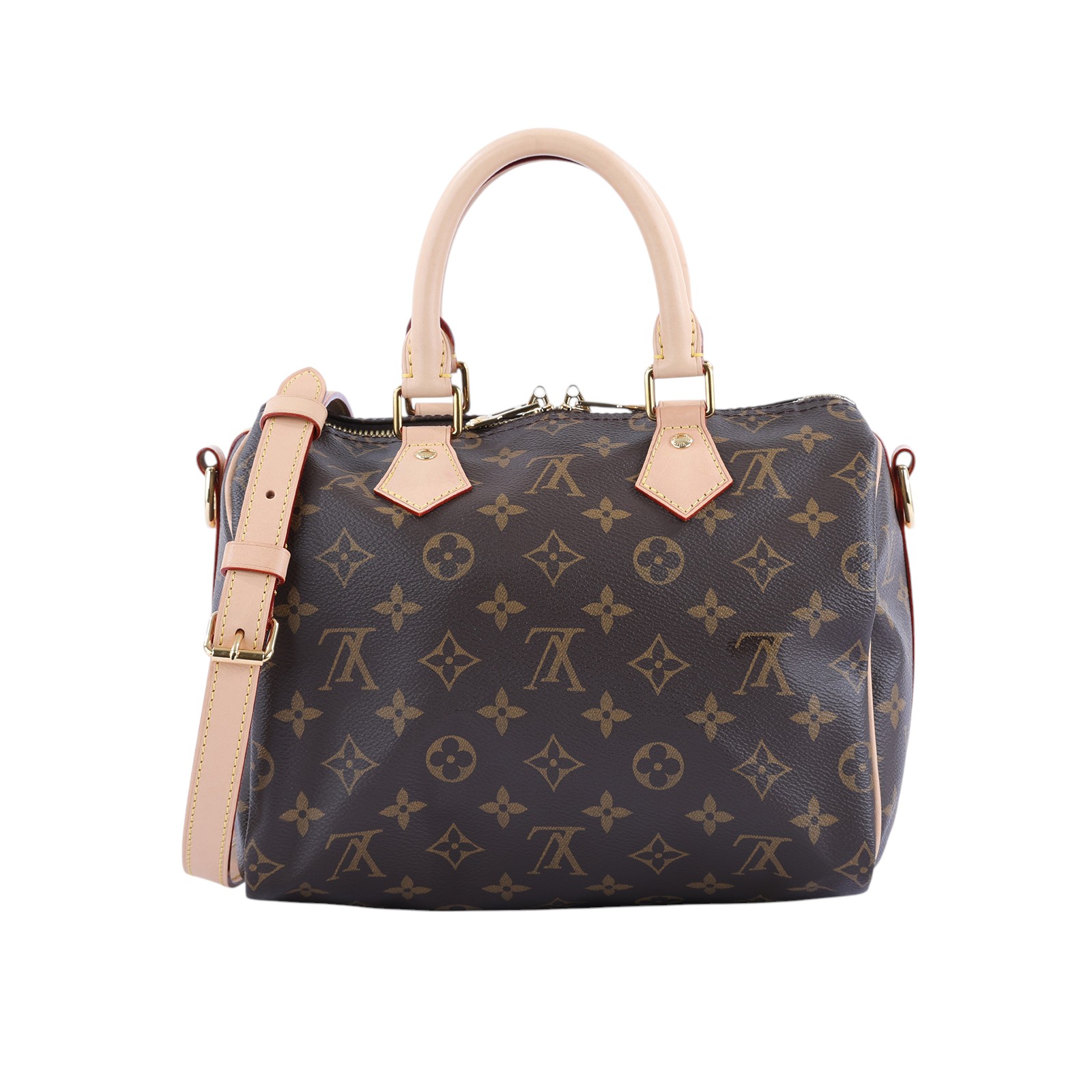 路易威登 LOUIS VUITTON Speedy Bandoulière 25  波士頓包 手提包 經典帆布 M46977 晶片款  原廠盒子/防塵袋/背帶/鎖組/台灣購買證明