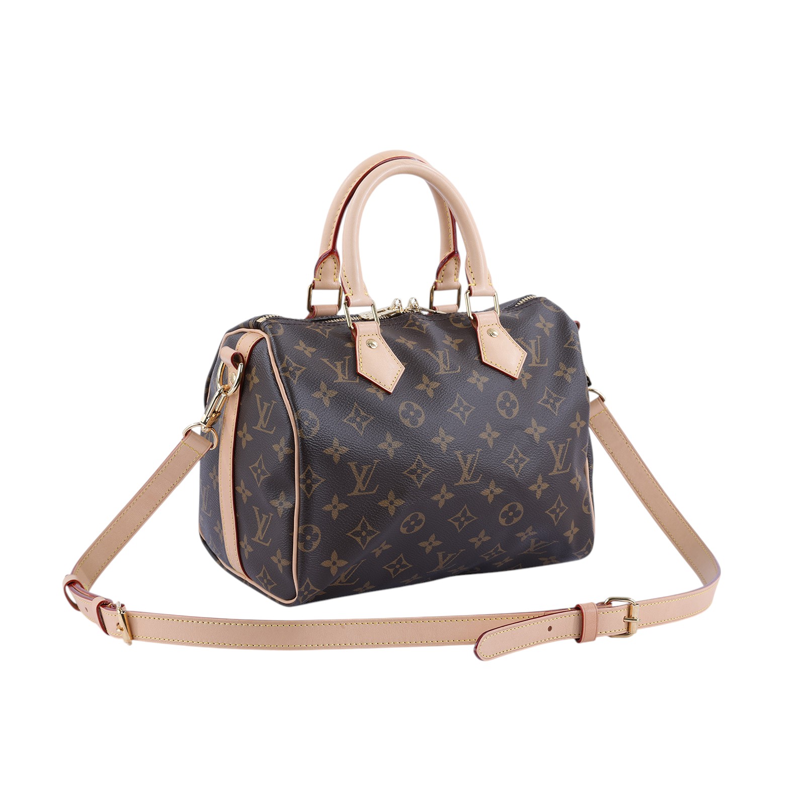 路易威登 LOUIS VUITTON Speedy Bandoulière 25  波士頓包 手提包 經典帆布 M46977 晶片款  原廠盒子/防塵袋/背帶/鎖組/台灣購買證明