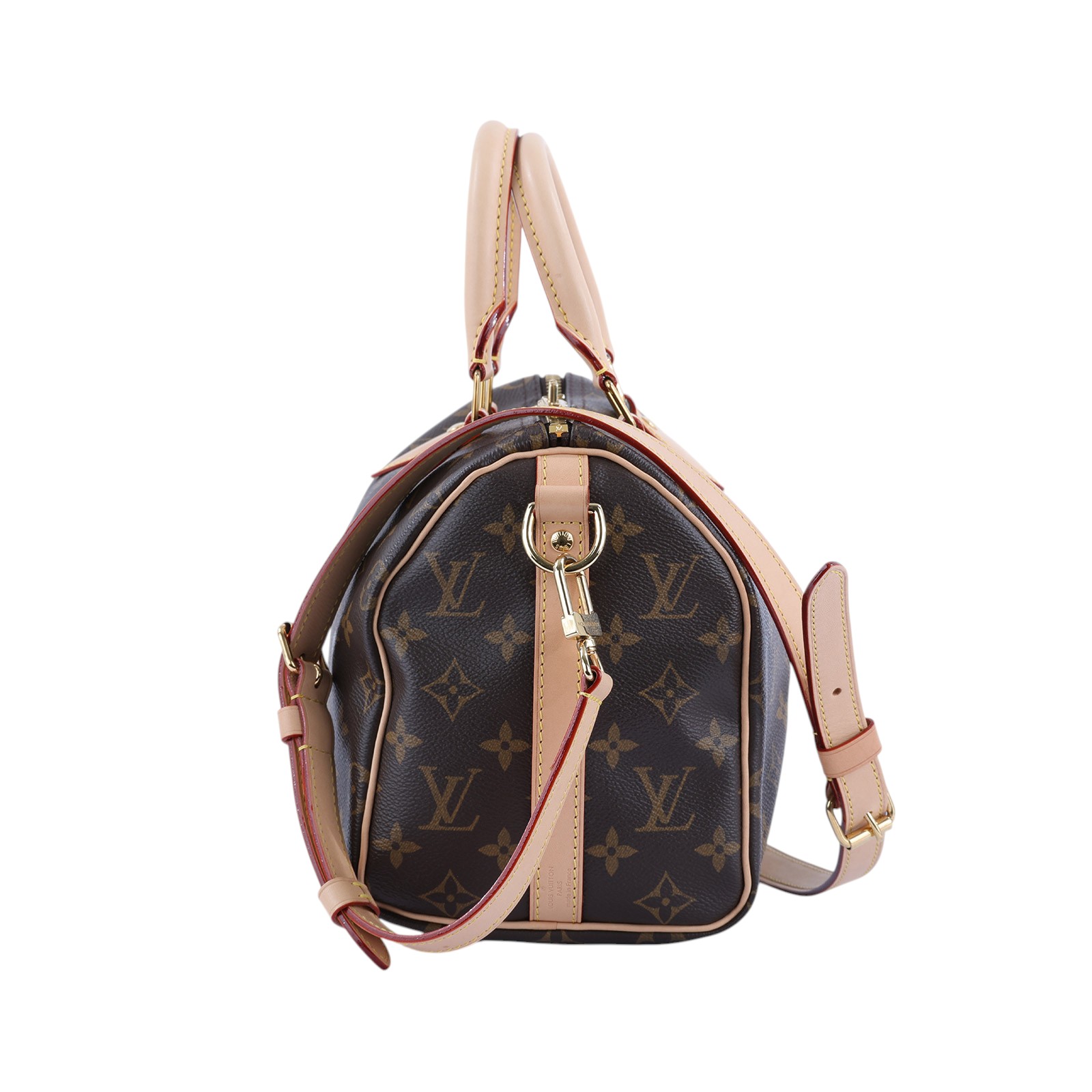 路易威登 LOUIS VUITTON Speedy Bandoulière 25  波士頓包 手提包 經典帆布 M46977 晶片款  原廠盒子/防塵袋/背帶/鎖組/台灣購買證明