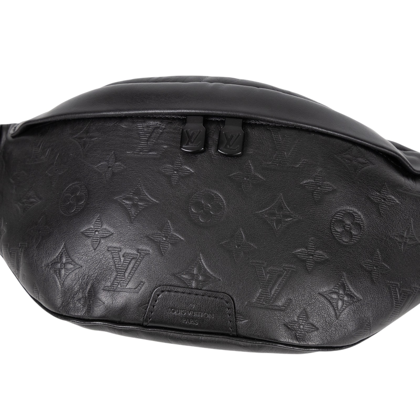 路易威登 LOUIS VUITTON Discovery PM 腰包 小牛皮 黑色 M46036 晶片款 黑原花DISCOVERY腰包 原廠盒子