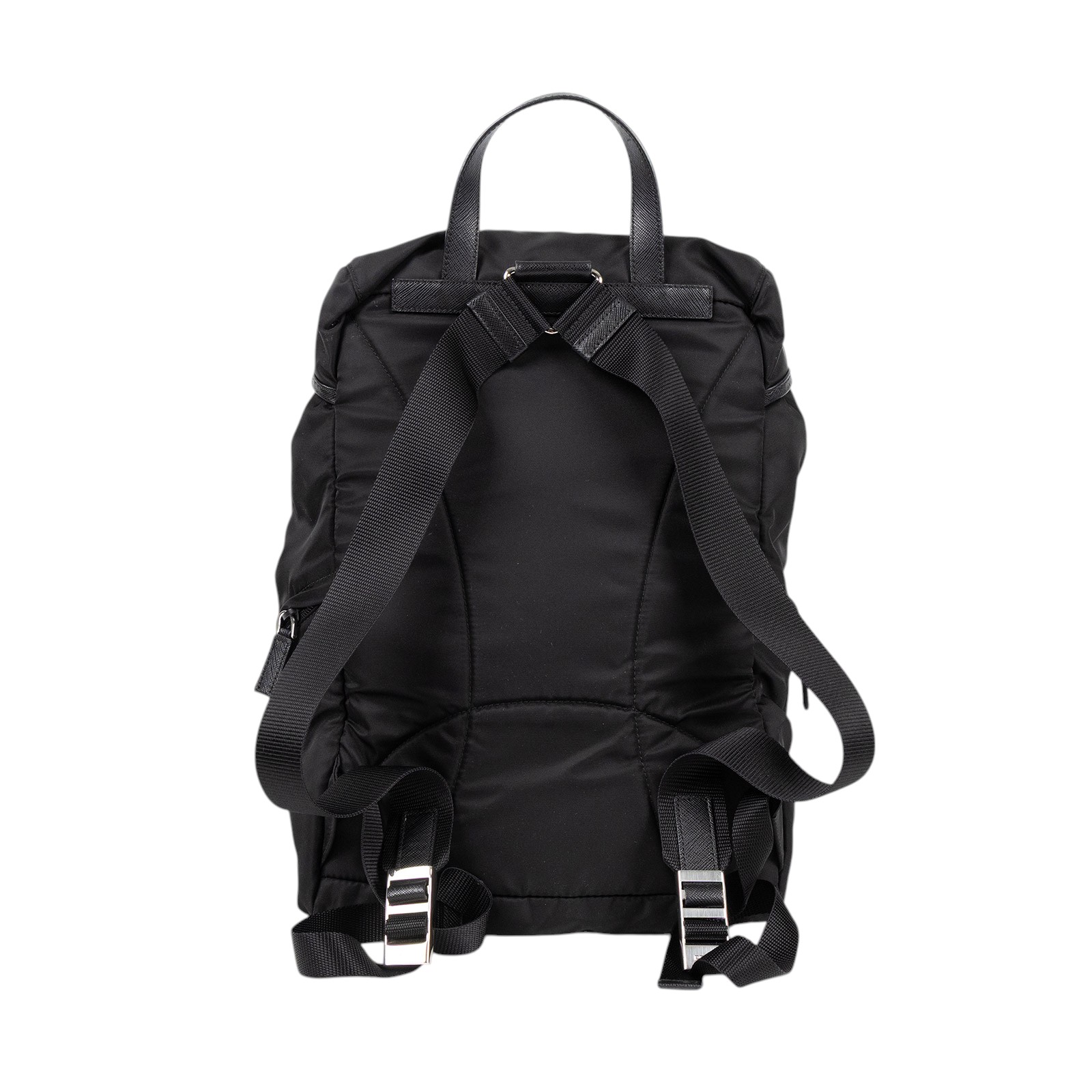 普拉達 PRADA Re-Nylon 背囊 1BZ039_RV44 尼龍後背包 防塵袋/此商品掀蓋扣環少一顆