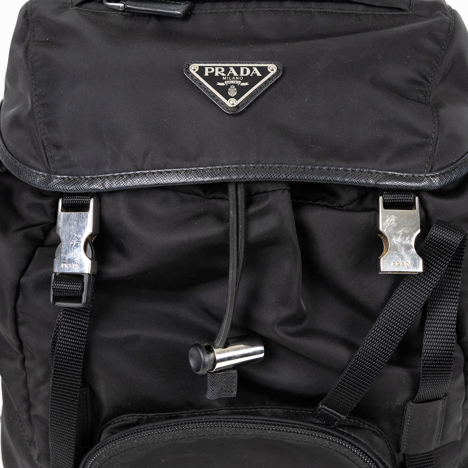 普拉達 PRADA Re-Nylon 背囊 1BZ039_RV44 尼龍後背包 防塵袋/此商品掀蓋扣環少一顆